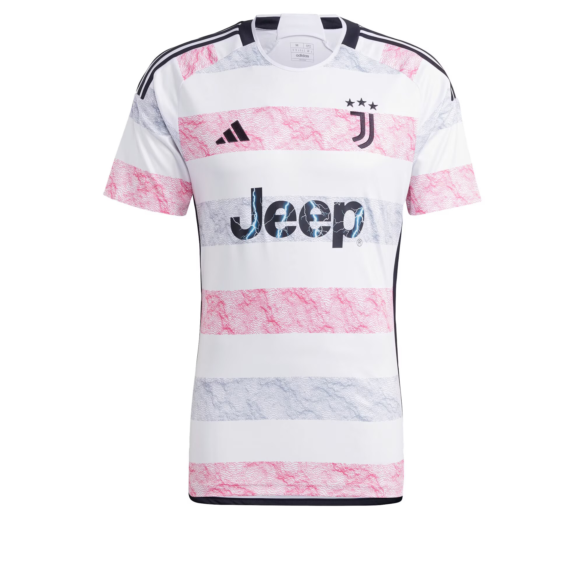 ADIDAS PERFORMANCE Αθλητική φανέλα 'Juventus 23/24 Away' γαλάζιο / σκούρο ροζ / μαύρο / λευκό - Pepit.gr