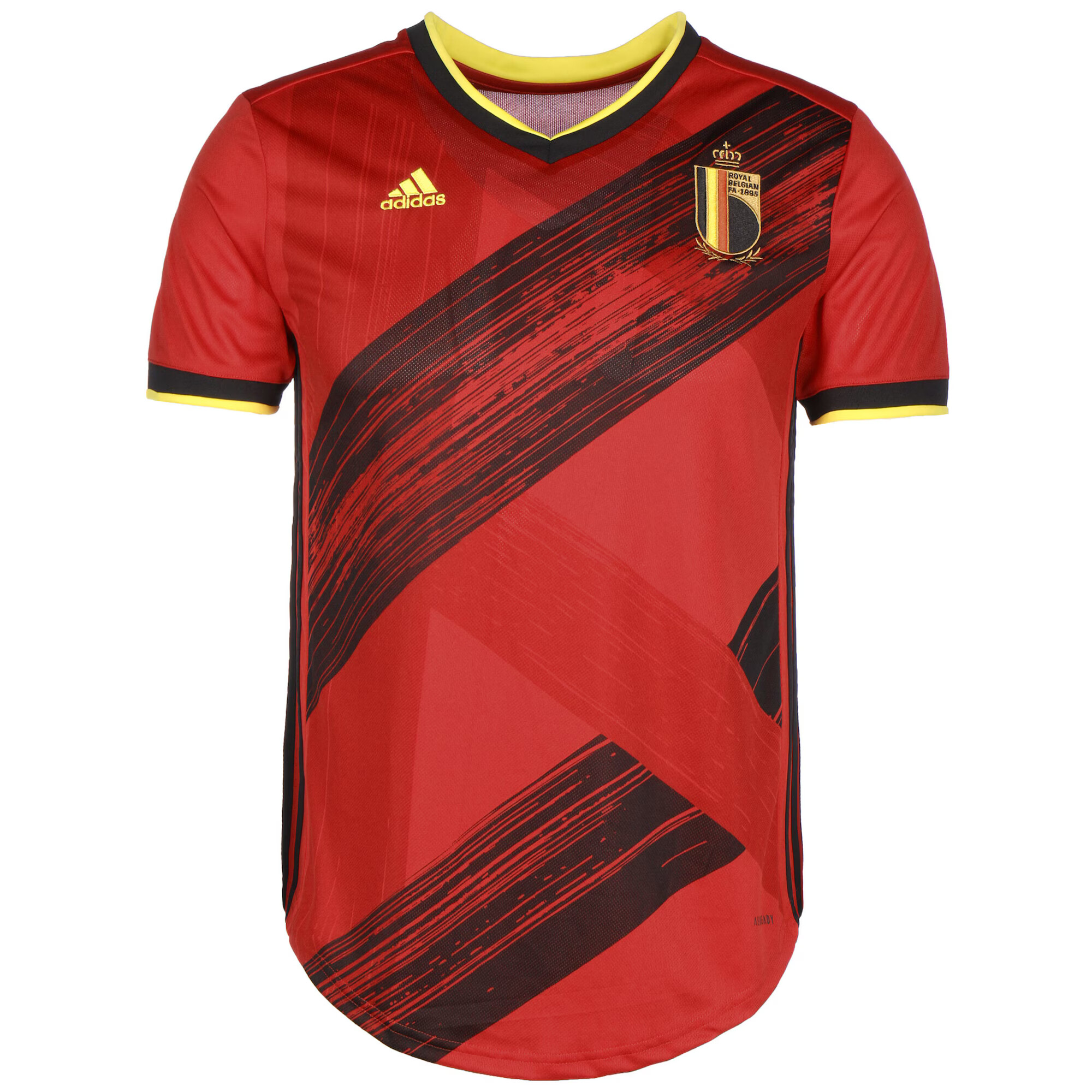 ADIDAS PERFORMANCE Αθλητική φανέλα 'RBFA Belgien Home EM 2020' κίτρινο / κόκκινο / μαύρο - Pepit.gr