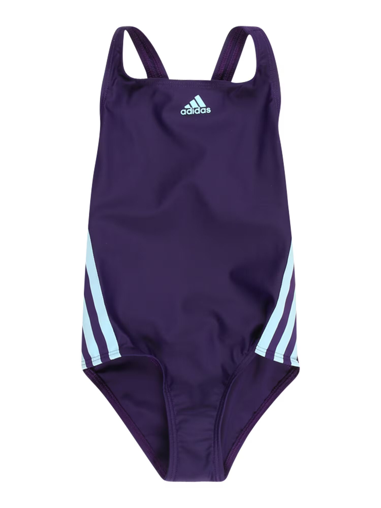 ADIDAS PERFORMANCE Αθλητικό μαγιό 'Athly V 3-Stripes' γαλάζιο / σκούρο λιλά - Pepit.gr