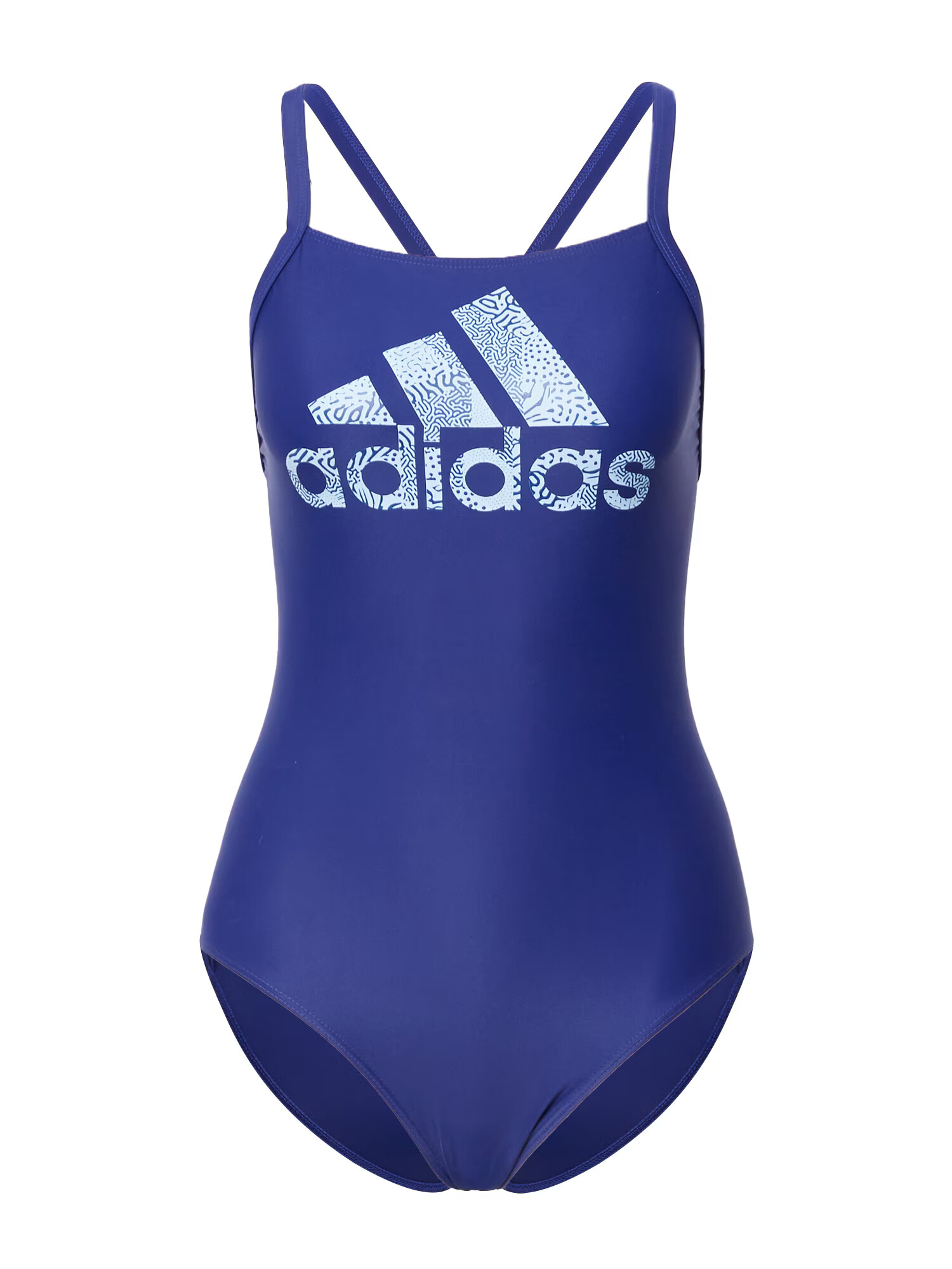 ADIDAS SPORTSWEAR Αθλητικό ολόσωμο μαγιό 'Big Logo' μπλε / λευκό - Pepit.gr