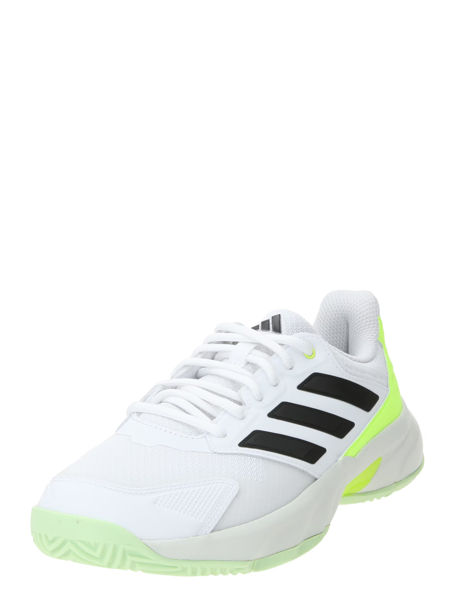 ADIDAS PERFORMANCE Αθλητικό παπούτσι 'CourtJam Control 3' κίτρινο νέον / μαύρο / λευκό - Pepit.gr