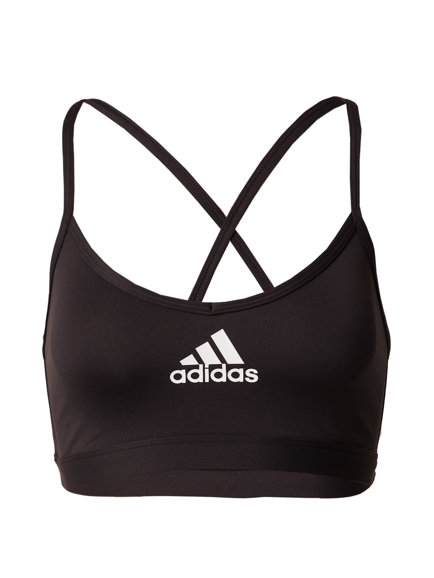 ADIDAS SPORTSWEAR Αθλητικό σουτιέν 'Aeroreact Light-Support' μαύρο / λευκό - Pepit.gr