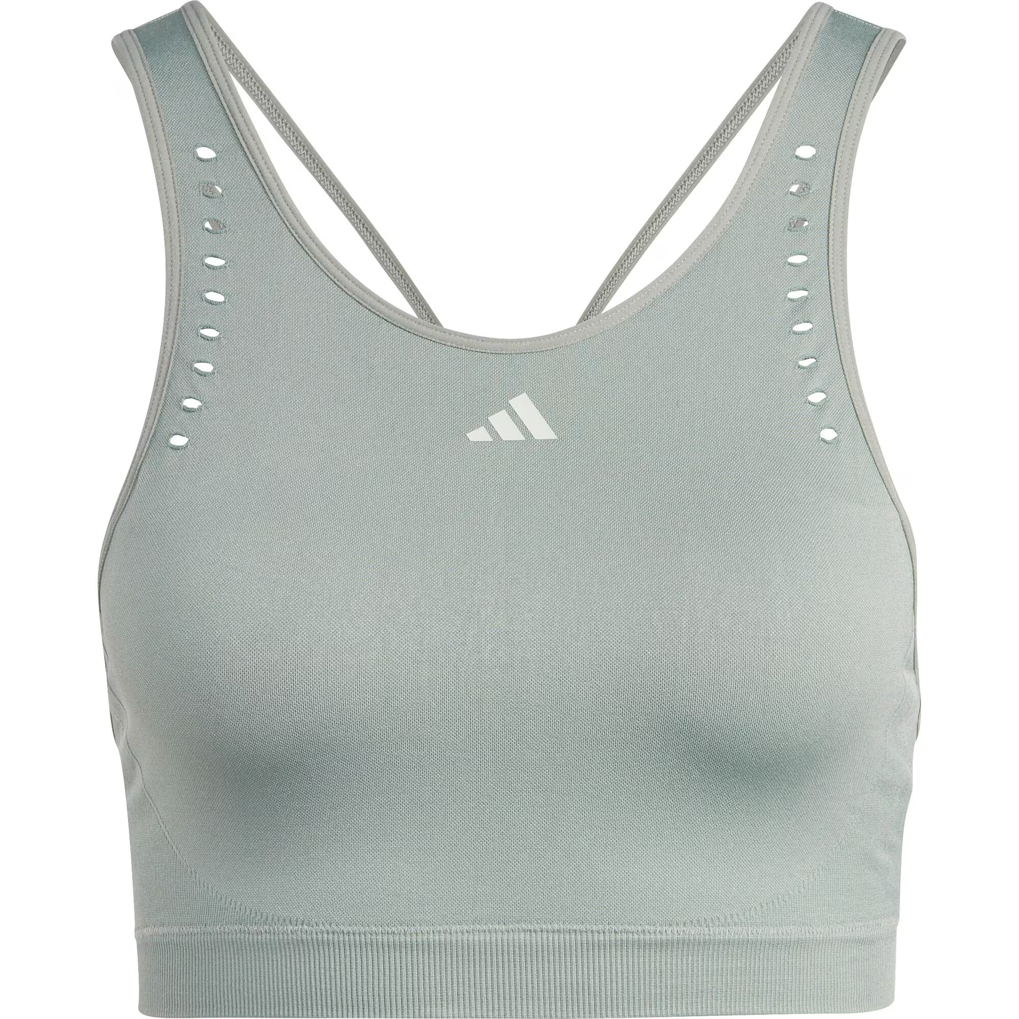 ADIDAS PERFORMANCE Αθλητικό σουτιέν 'Aero Light-Support' μέντα / λευκό - Pepit.gr