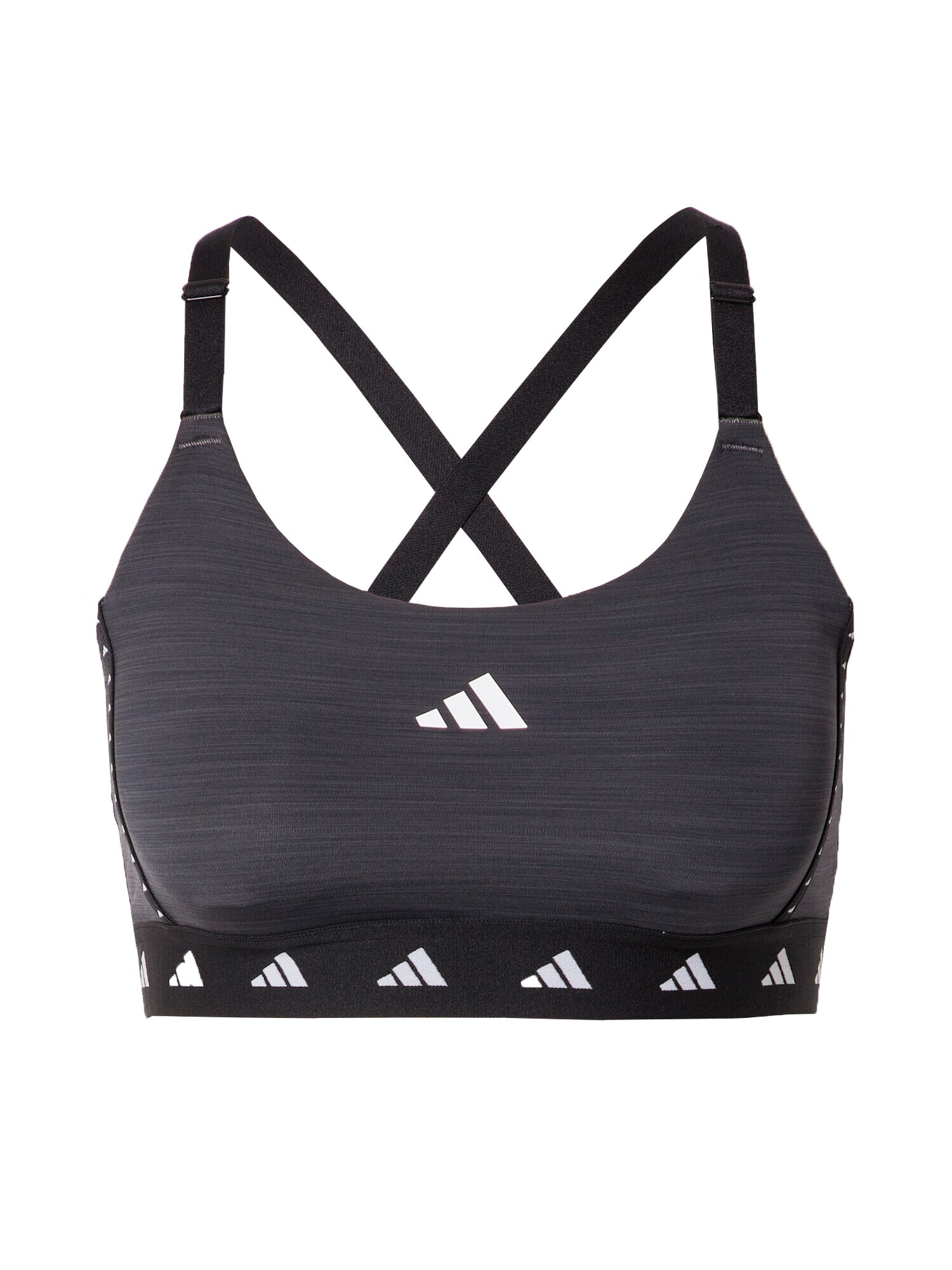 ADIDAS PERFORMANCE Αθλητικό σουτιέν 'Aeroimpact Light-Support Techfit' γκρι / μαύρο / λευκό - Pepit.gr