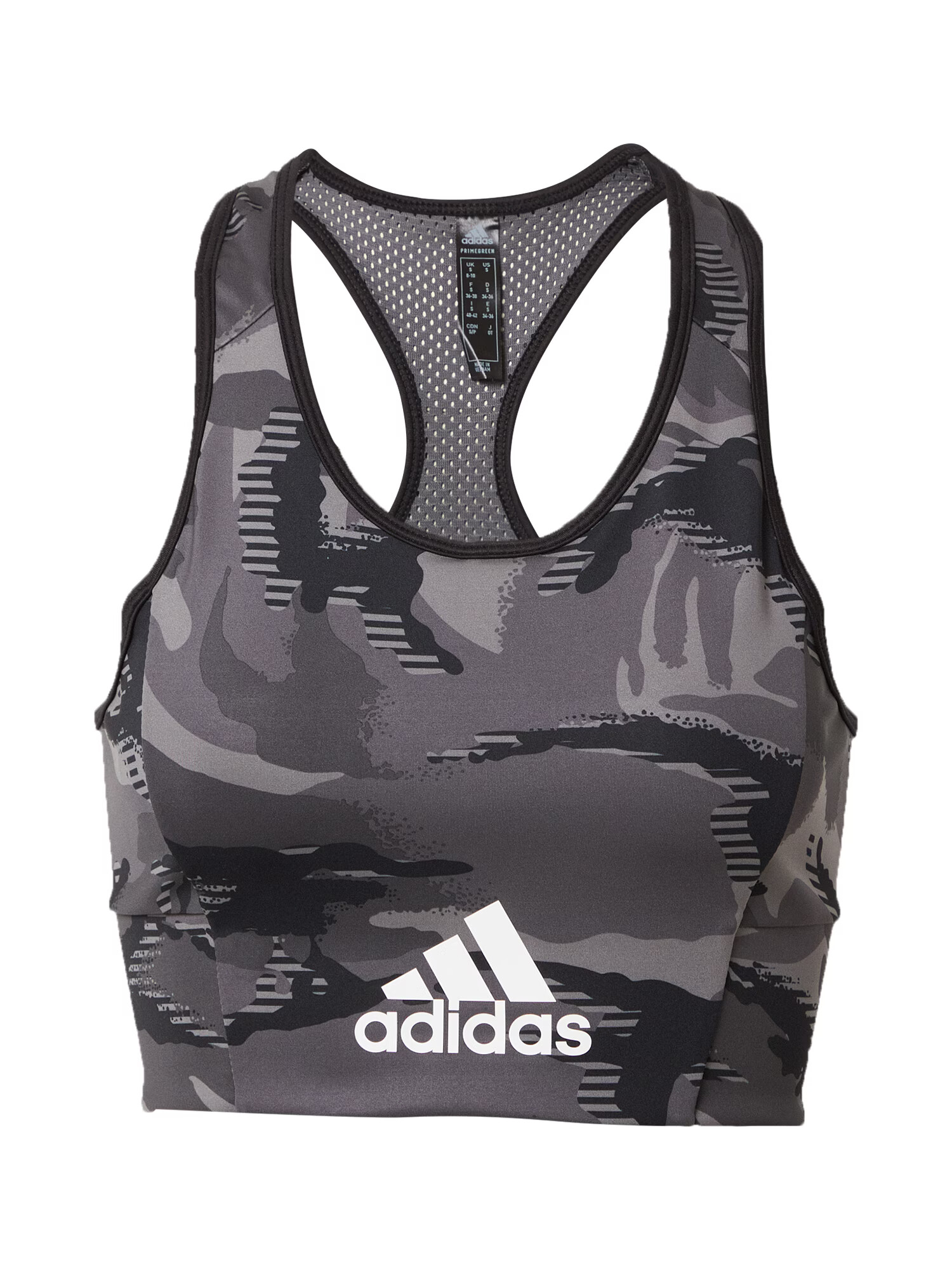 ADIDAS PERFORMANCE Αθλητικό σουτιέν γκρι / σκούρο γκρι / μαύρο / λευκό - Pepit.gr