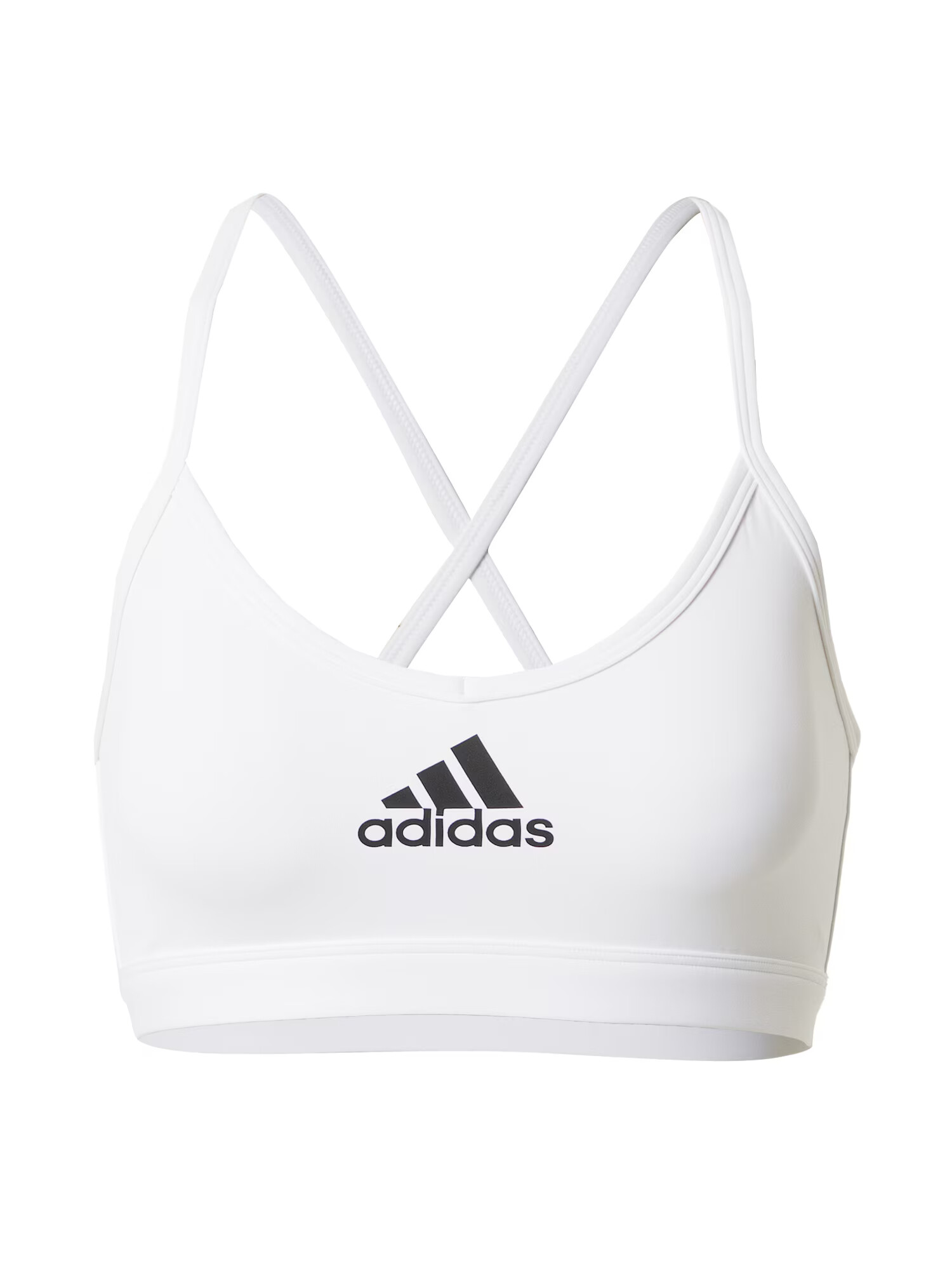 ADIDAS SPORTSWEAR Αθλητικό σουτιέν 'Aeroreact Light-Support' μαύρο / λευκό - Pepit.gr