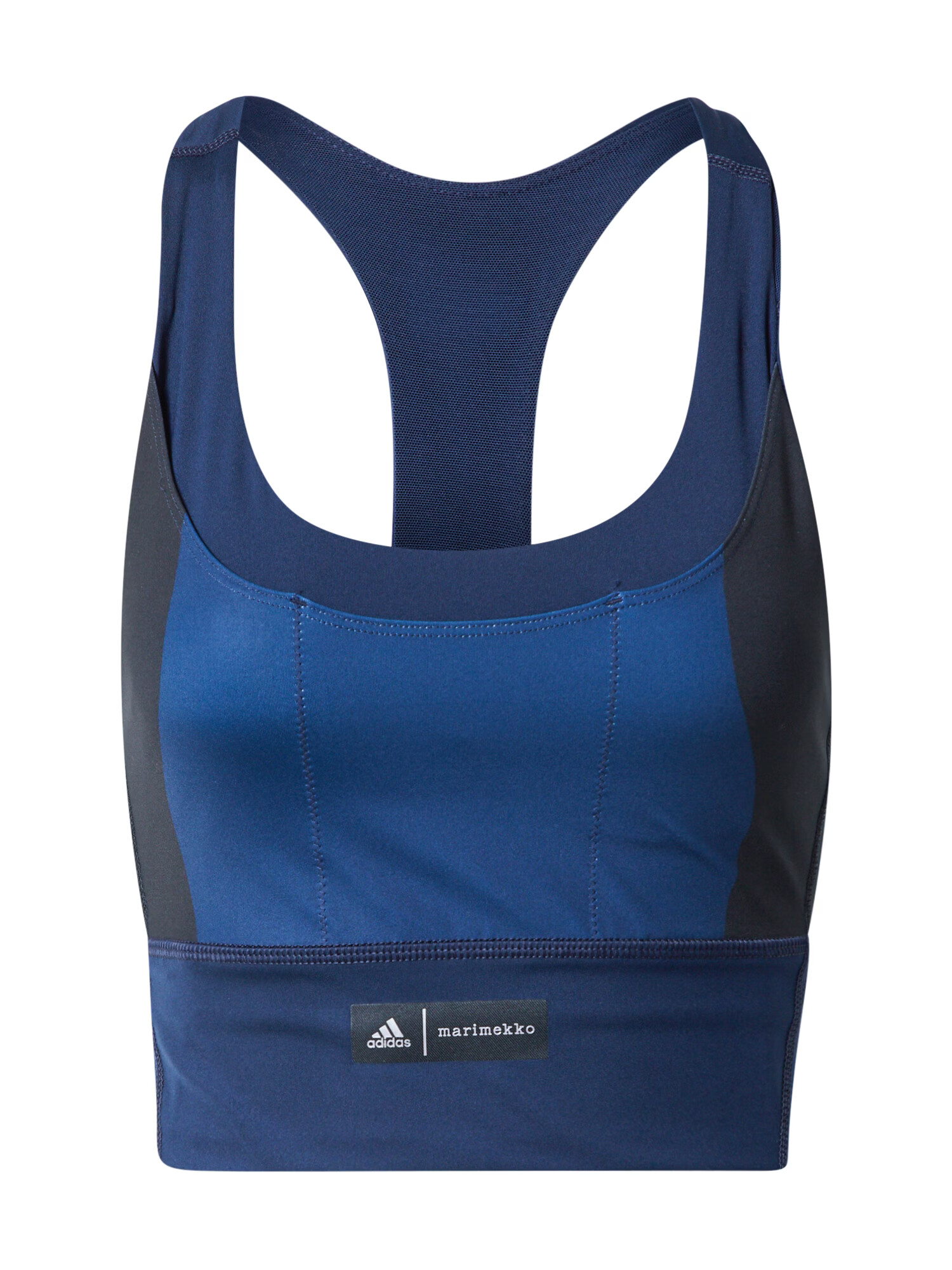 ADIDAS SPORTSWEAR Αθλητικό σουτιέν 'Marimekko Medium-Support ' ναυτικό μπλε / μπλε ρουά / λευκό - Pepit.gr