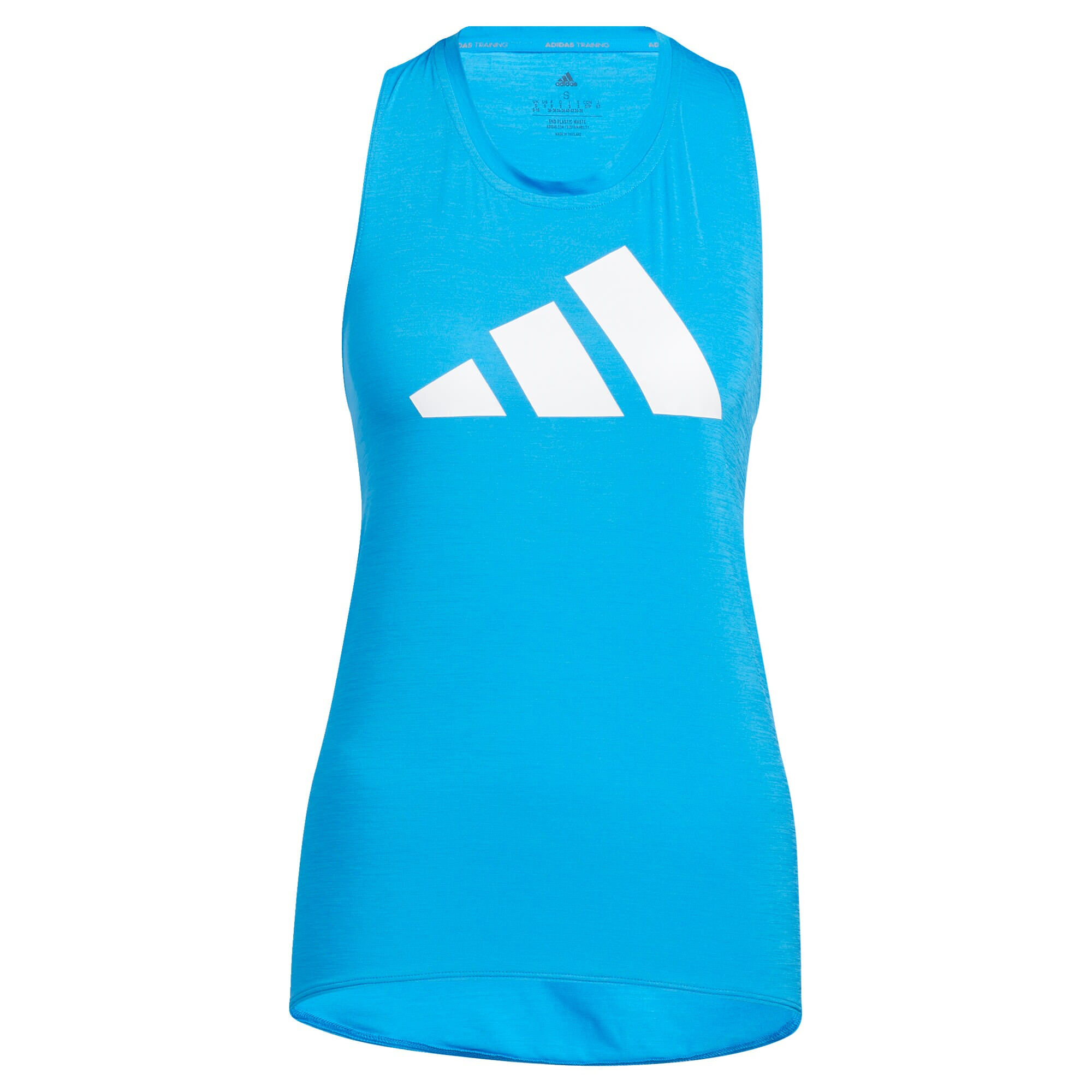 ADIDAS SPORTSWEAR Αθλητικό τοπ άκουα / μαύρο / λευκό - Pepit.gr