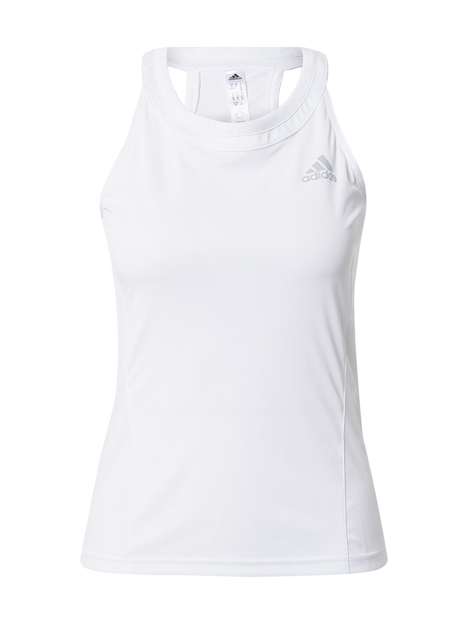 ADIDAS SPORTSWEAR Αθλητικό τοπ ανοικτό γκρι / λευκό - Pepit.gr