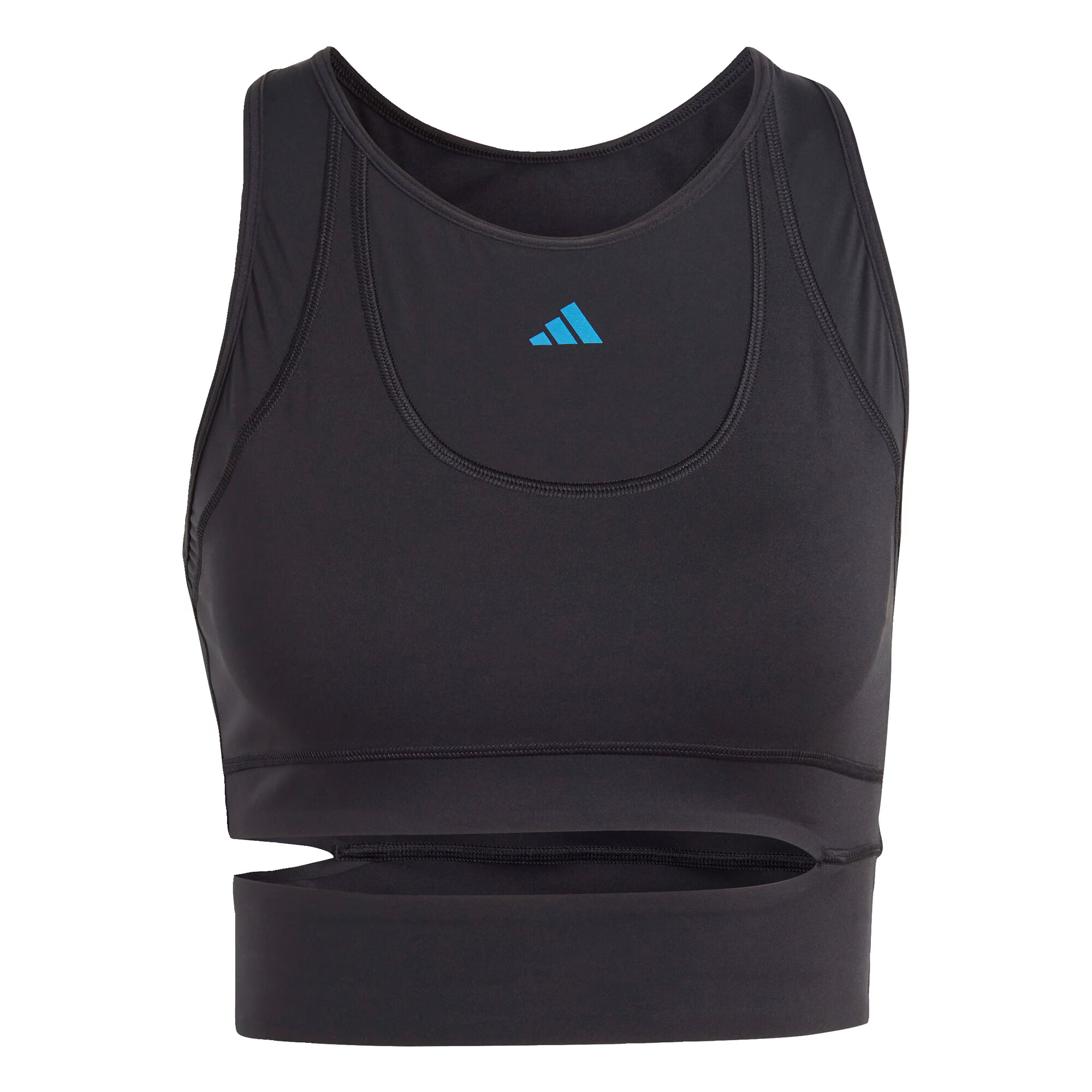 ADIDAS PERFORMANCE Αθλητικό τοπ 'Tailored Hiit Heat.Rdy ' αζούρ / μαύρο - Pepit.gr