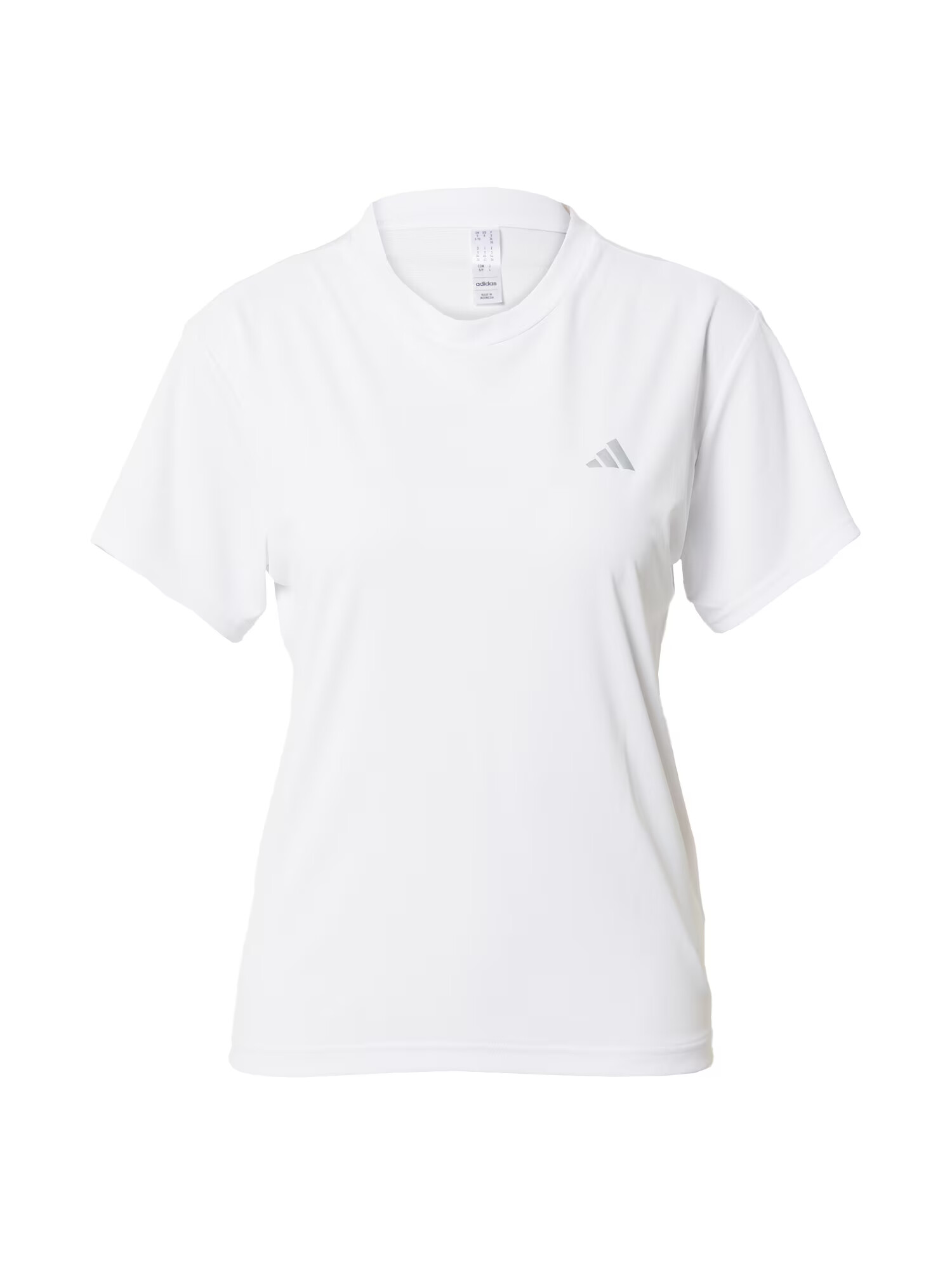 ADIDAS PERFORMANCE Λειτουργικό μπλουζάκι ασημόγκριζο / λευκό - Pepit.gr