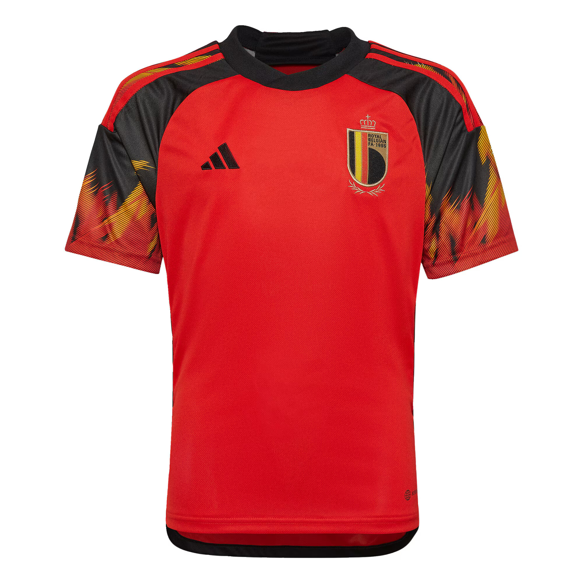 ADIDAS PERFORMANCE Λειτουργικό μπλουζάκι 'Belgium 22 Home' ανάμεικτα χρώματα / κόκκινο - Pepit.gr