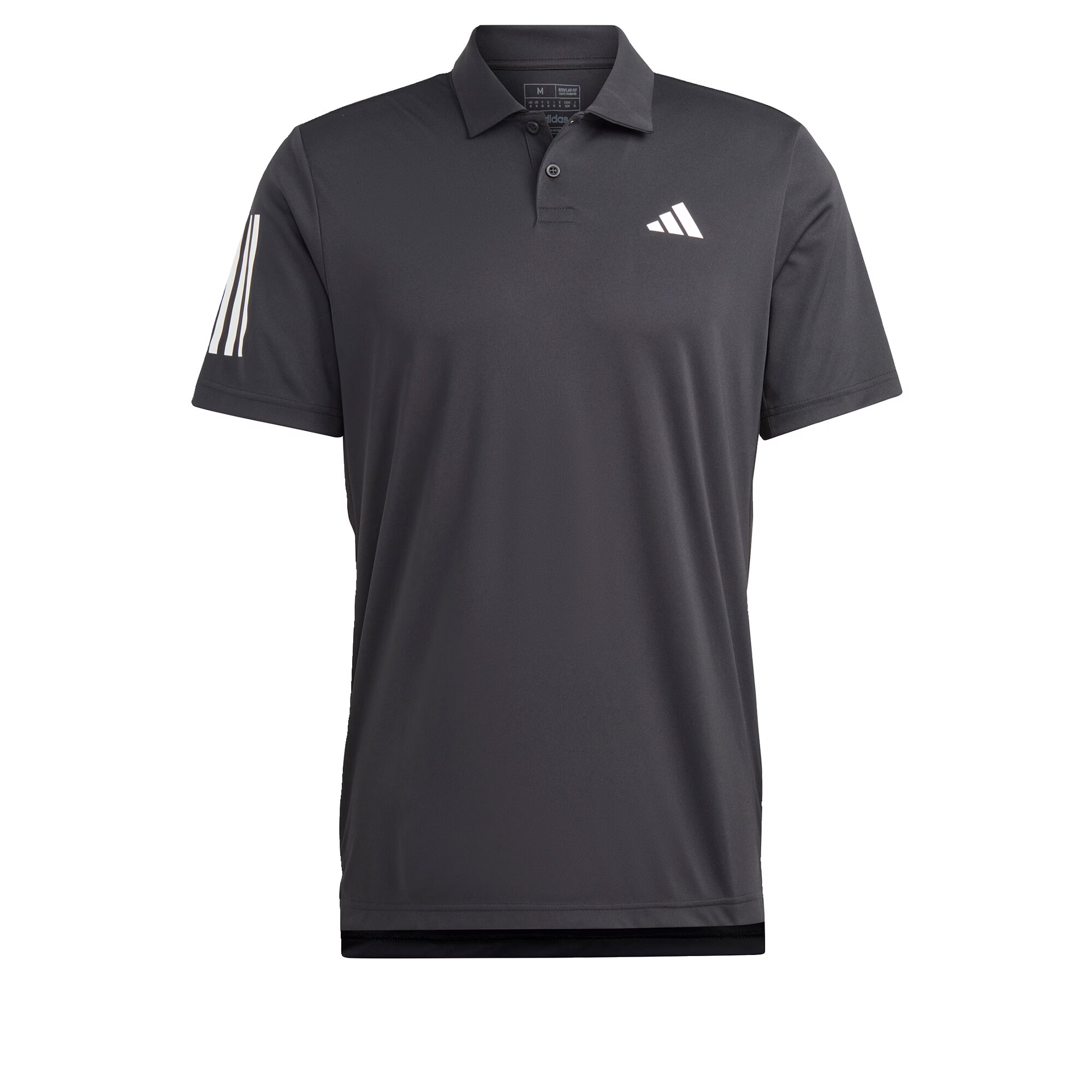 ADIDAS PERFORMANCE Λειτουργικό μπλουζάκι 'Club 3-Streifen' μαύρο / λευκό - Pepit.gr