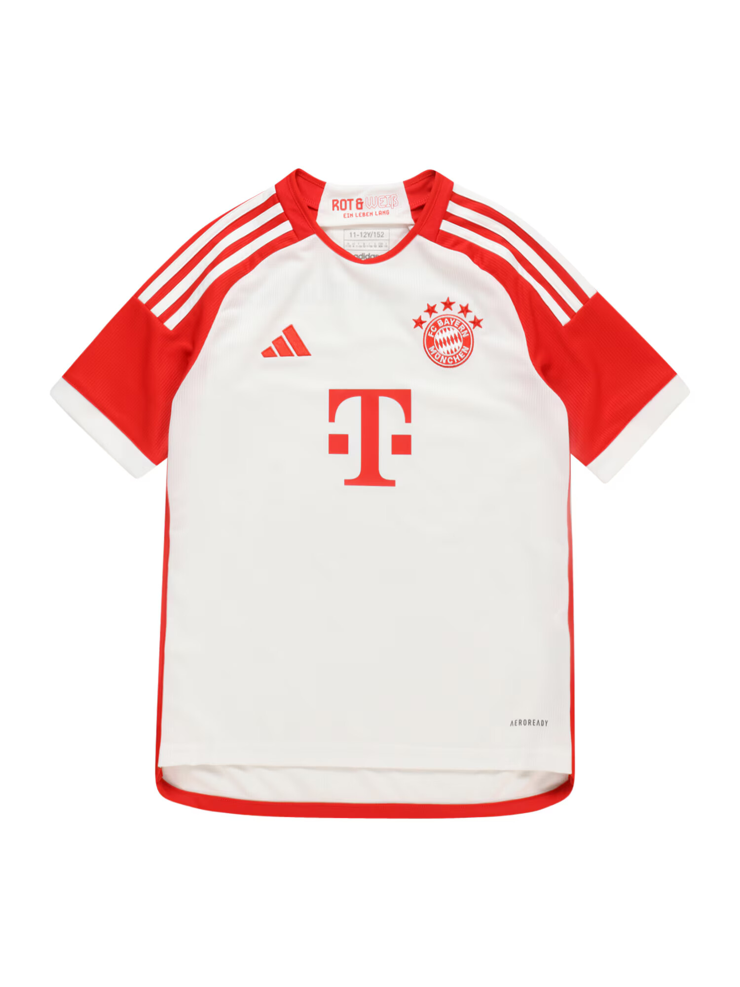 ADIDAS PERFORMANCE Λειτουργικό μπλουζάκι 'Fc Bayern 23/24 Home' πορτοκαλοκόκκινο / λευκό - Pepit.gr