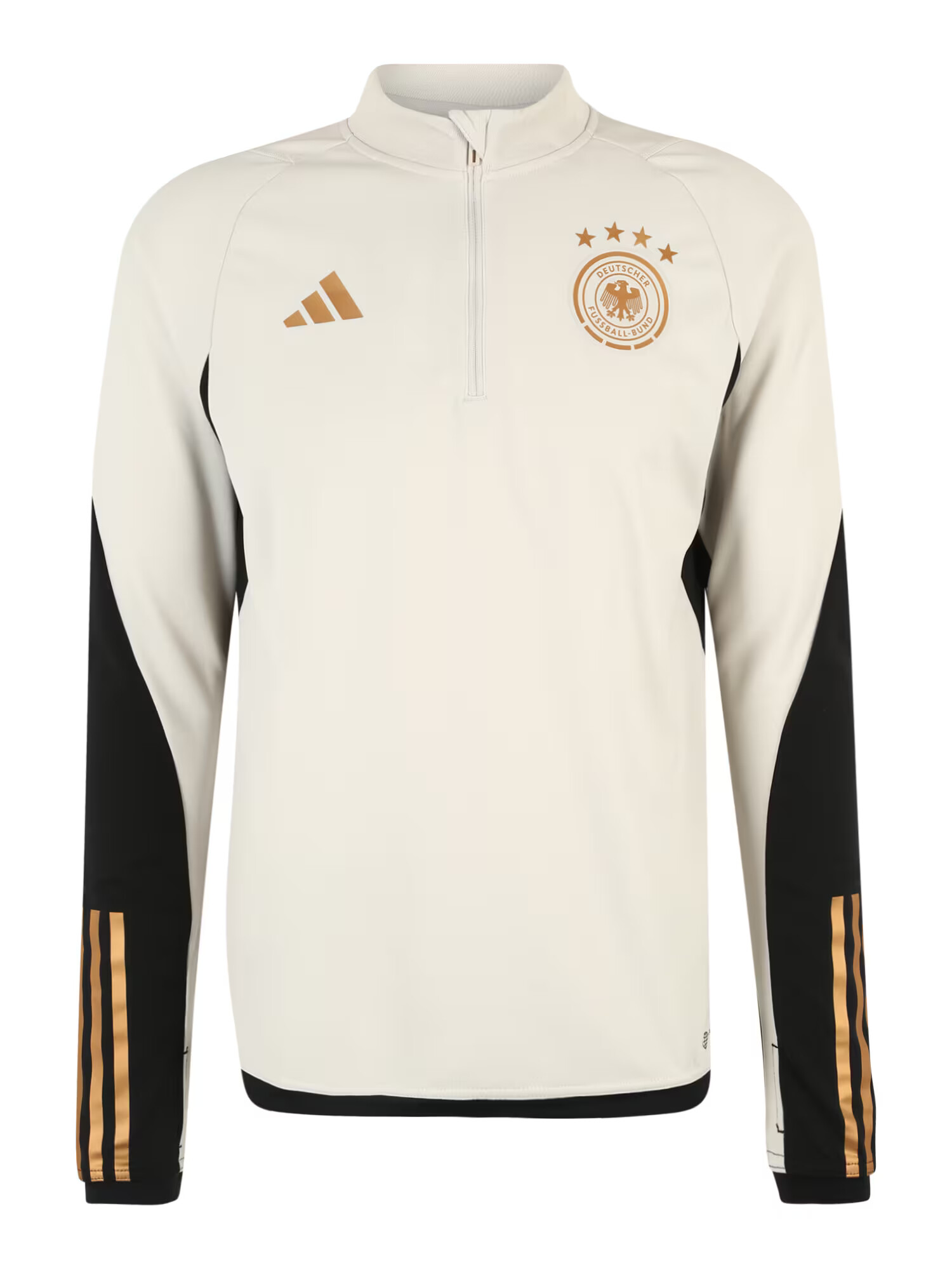 ADIDAS PERFORMANCE Λειτουργικό μπλουζάκι 'Germany Tiro 23 ' μπεζ / χρυσοκίτρινο / μαύρο - Pepit.gr