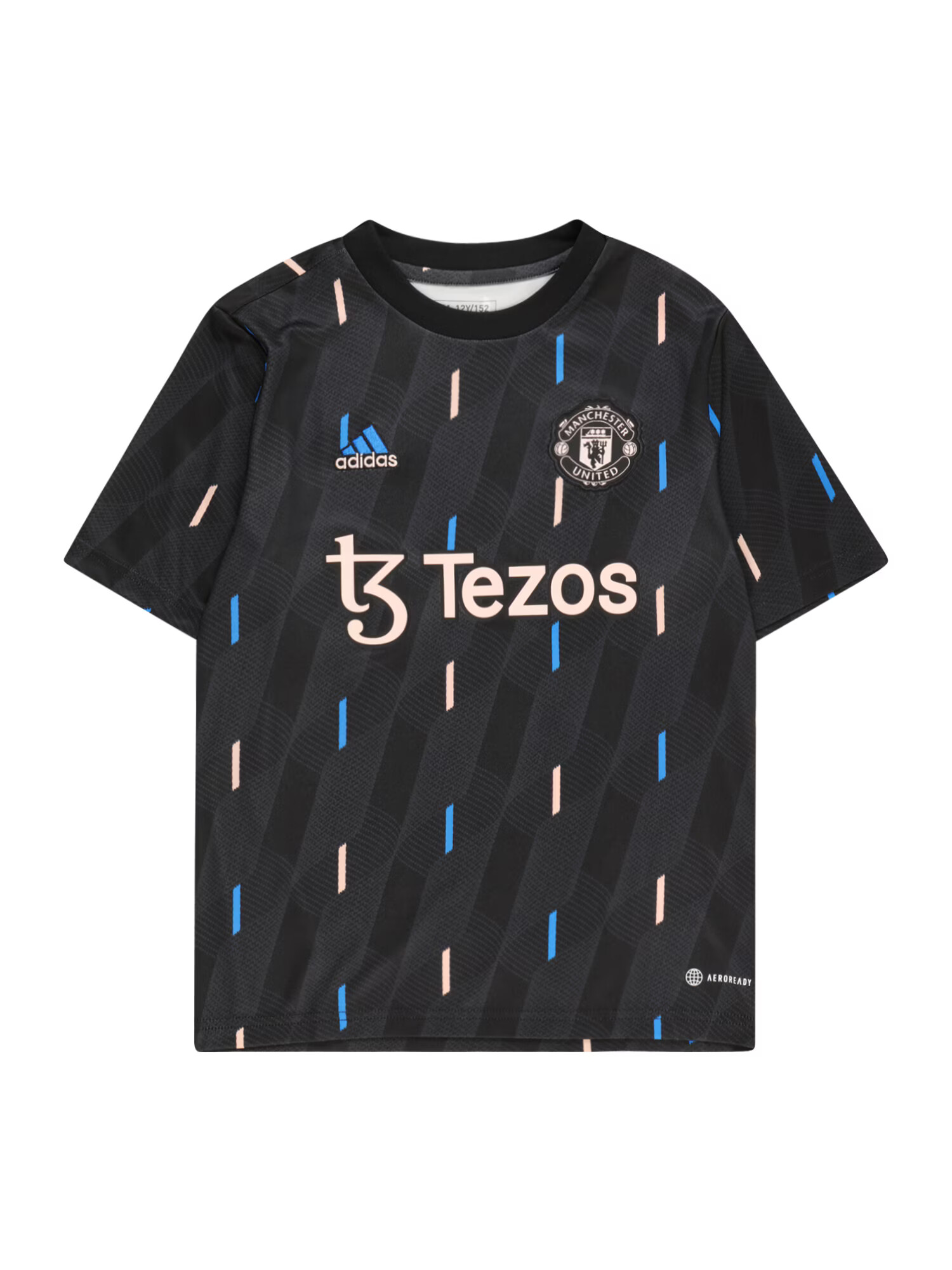 ADIDAS PERFORMANCE Λειτουργικό μπλουζάκι 'Manchester United' μπλε / μαύρο / λευκό - Pepit.gr