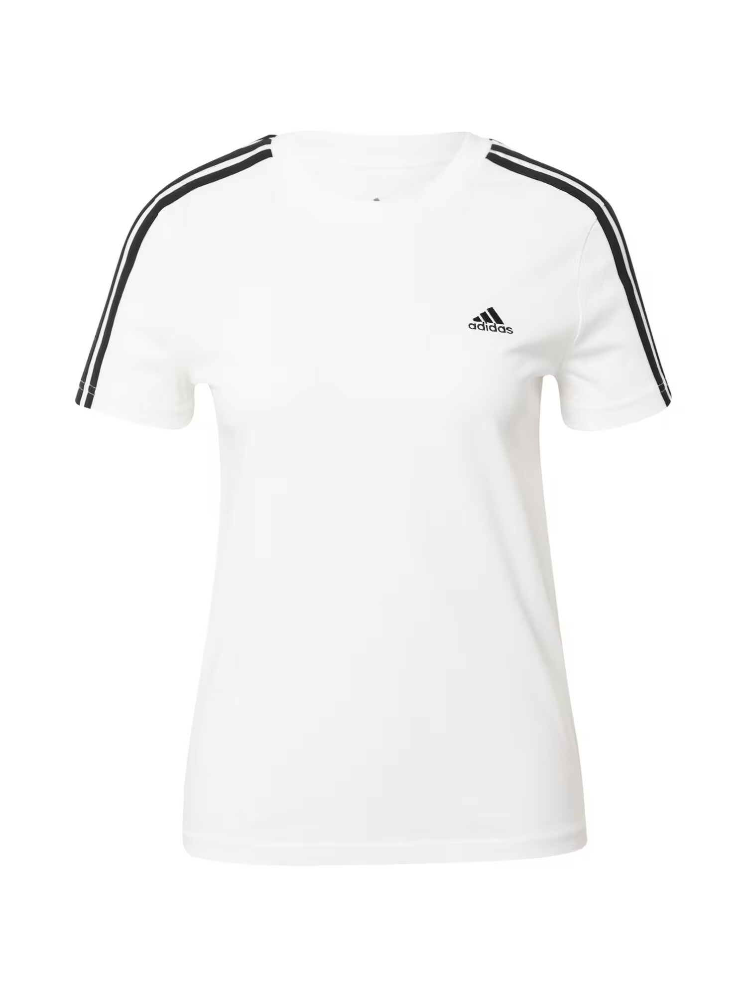 ADIDAS SPORTSWEAR Λειτουργικό μπλουζάκι 'Essentials' μαύρο / λευκό - Pepit.gr