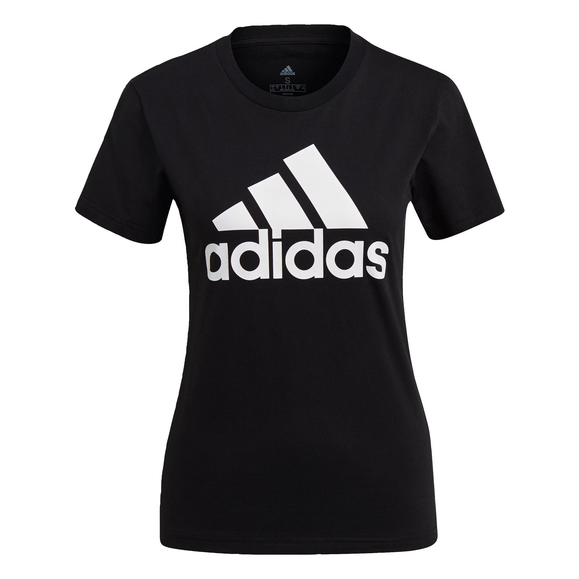 ADIDAS SPORTSWEAR Λειτουργικό μπλουζάκι 'Essentials' μαύρο / λευκό - Pepit.gr