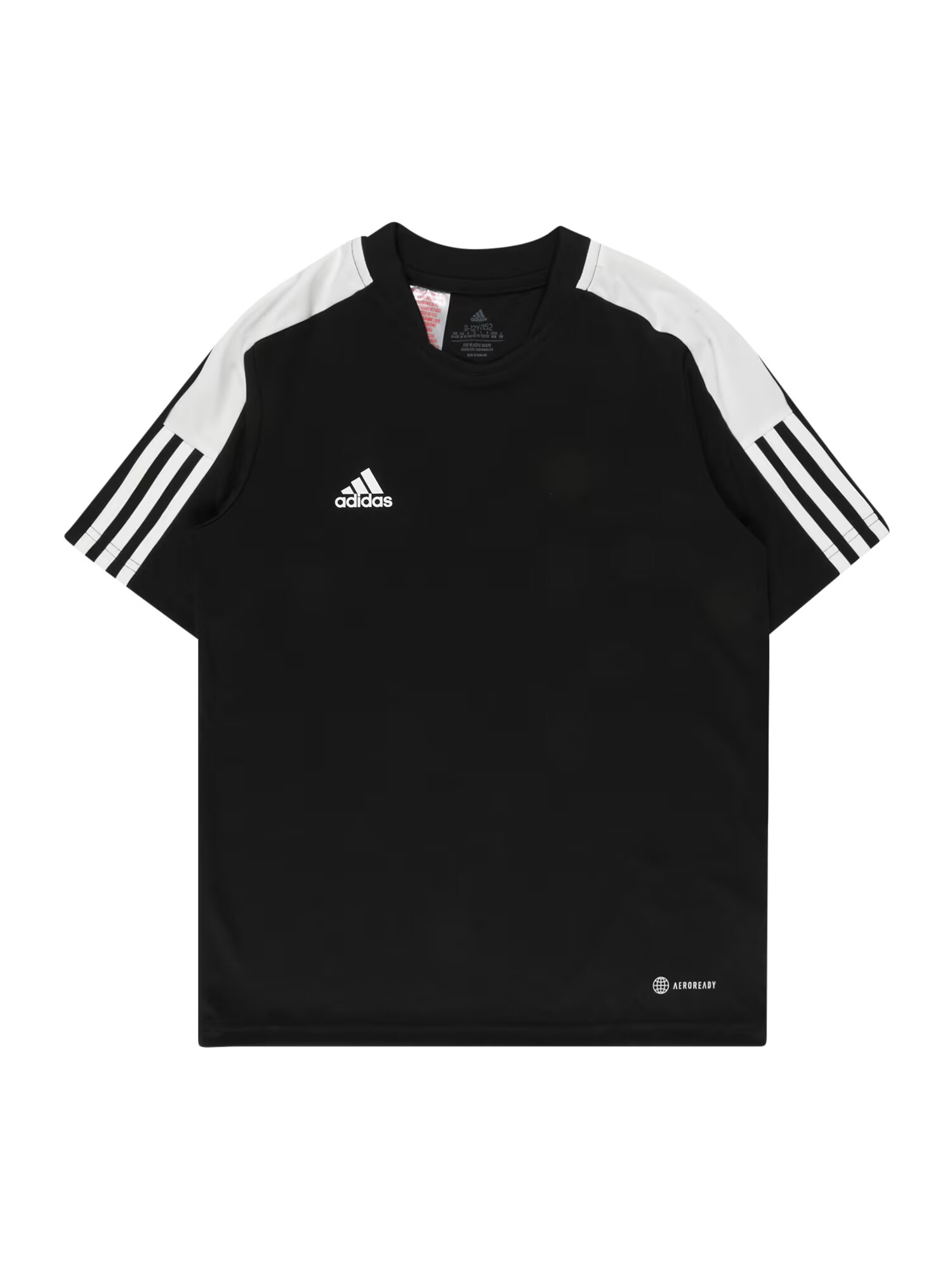 ADIDAS PERFORMANCE Λειτουργικό μπλουζάκι μαύρο / λευκό - Pepit.gr