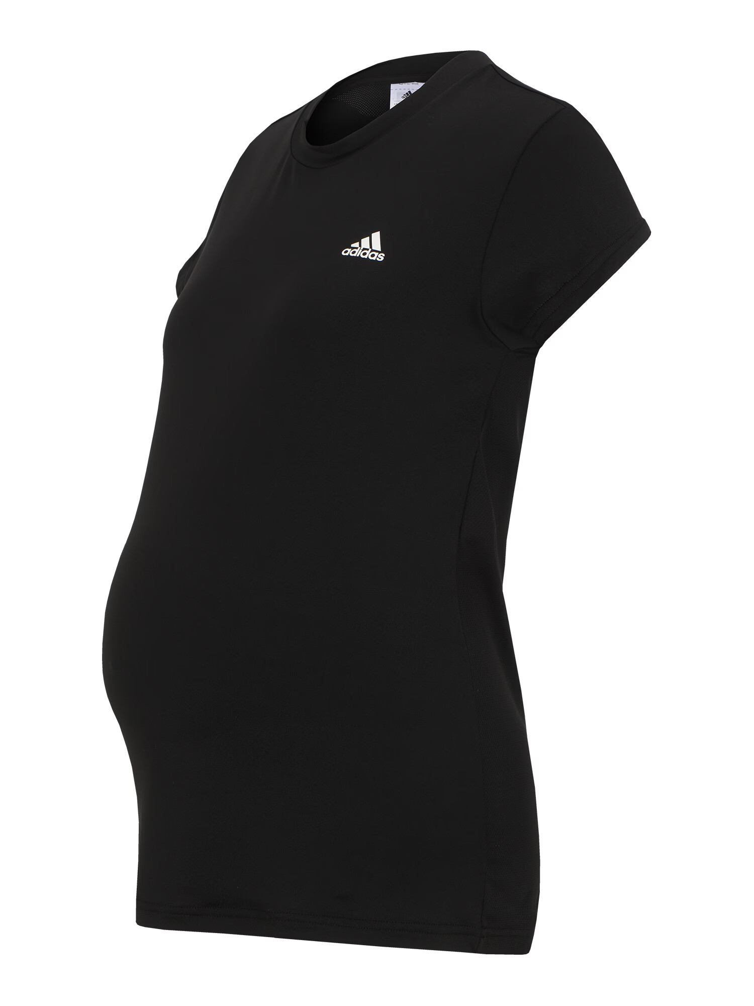 ADIDAS SPORTSWEAR Λειτουργικό μπλουζάκι μαύρο / λευκό - Pepit.gr