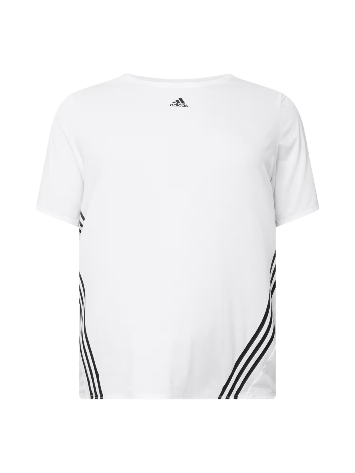 ADIDAS SPORTSWEAR Λειτουργικό μπλουζάκι μαύρο / λευκό - Pepit.gr