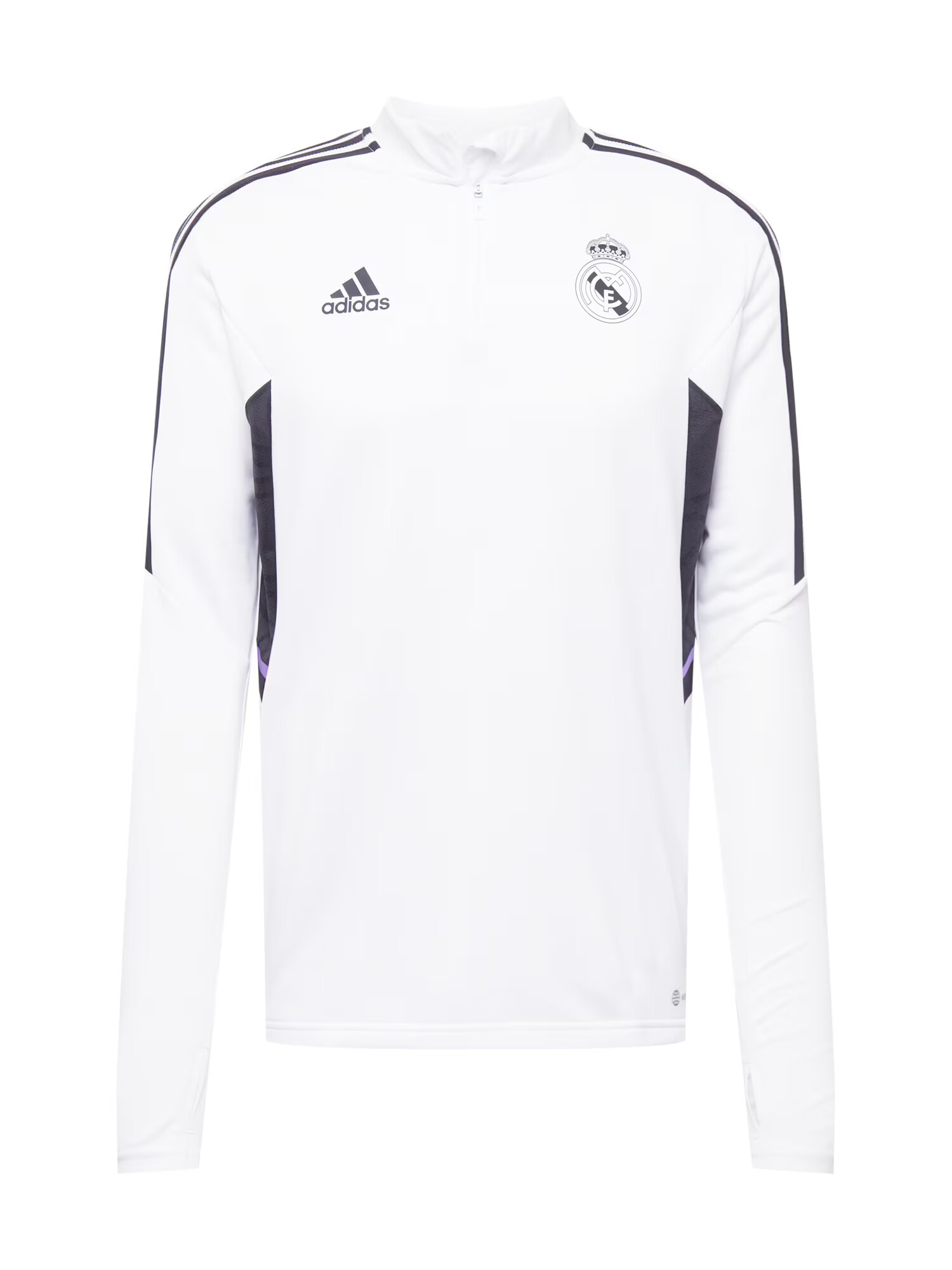 ADIDAS SPORTSWEAR Λειτουργικό μπλουζάκι 'Real Madrid' μαύρο μελανζέ / λευκό - Pepit.gr