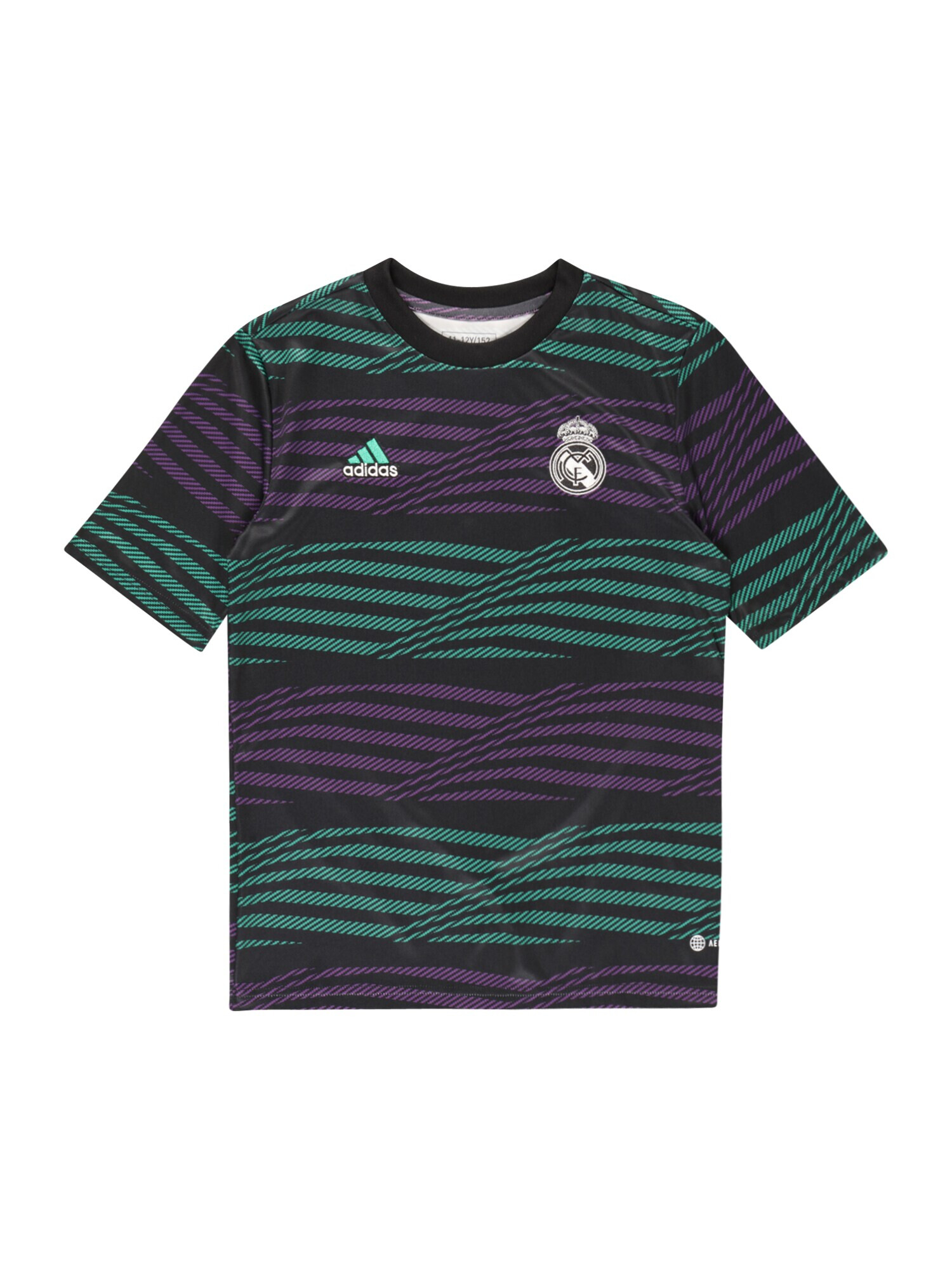 ADIDAS PERFORMANCE Λειτουργικό μπλουζάκι 'Real Madrid' πράσινο γρασιδιού / σκούρο λιλά / μαύρο - Pepit.gr