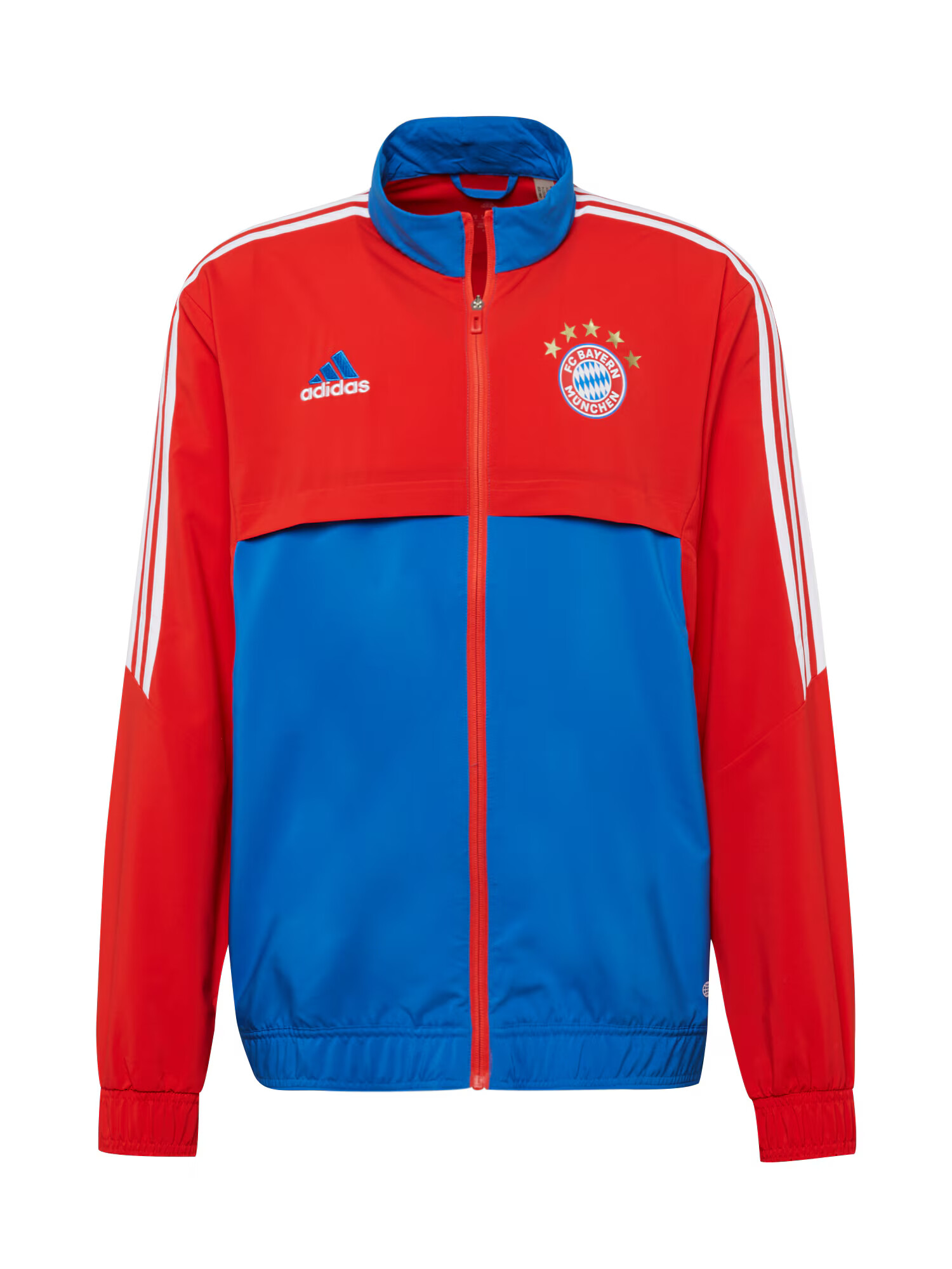 ADIDAS SPORTSWEAR Αθλητικό μπουφάν 'FC Bayern München' μπλε / κόκκινο / λευκό - Pepit.gr