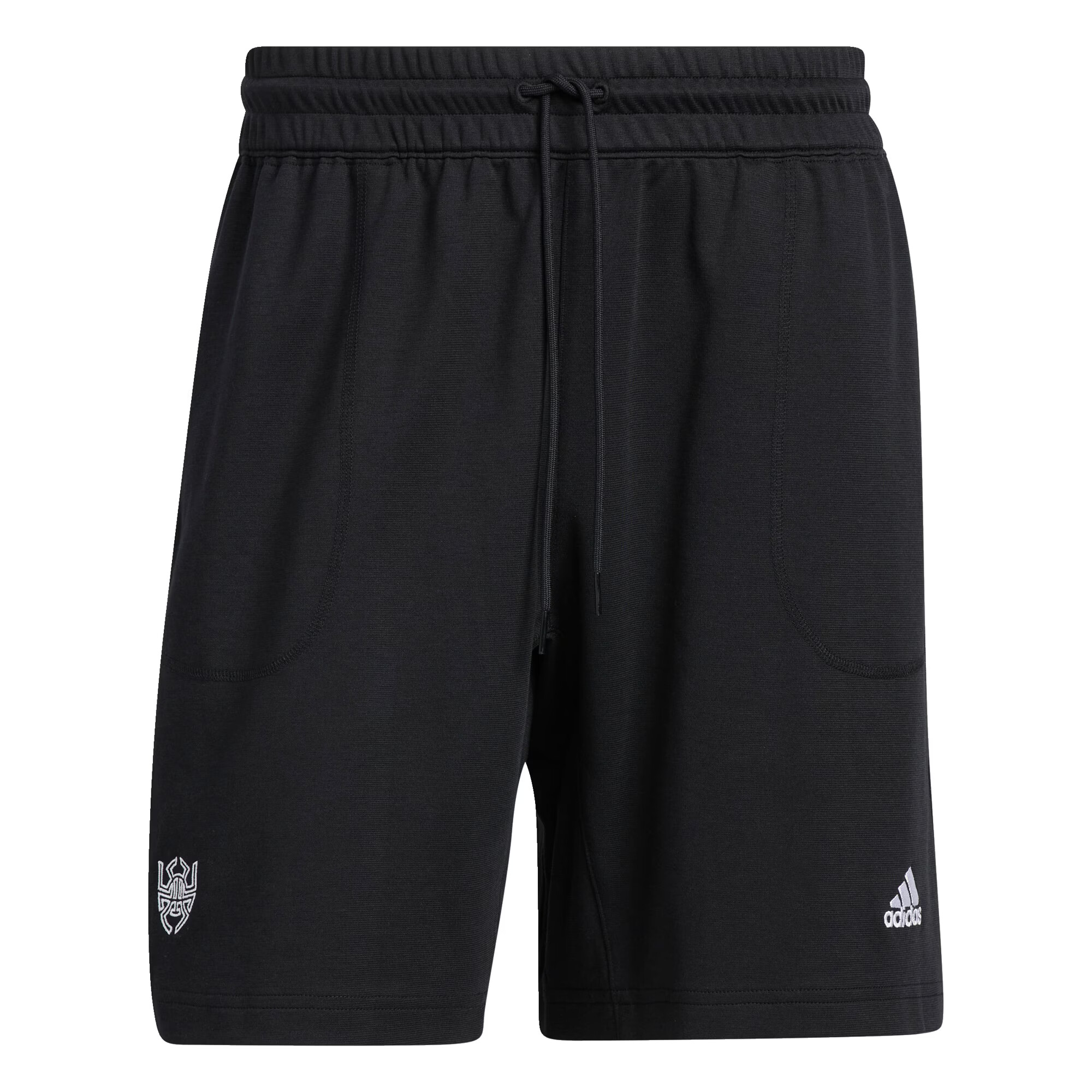 ADIDAS SPORTSWEAR Παντελόνι φόρμας 'Donovan Mitchell' μαύρο / λευκό - Pepit.gr