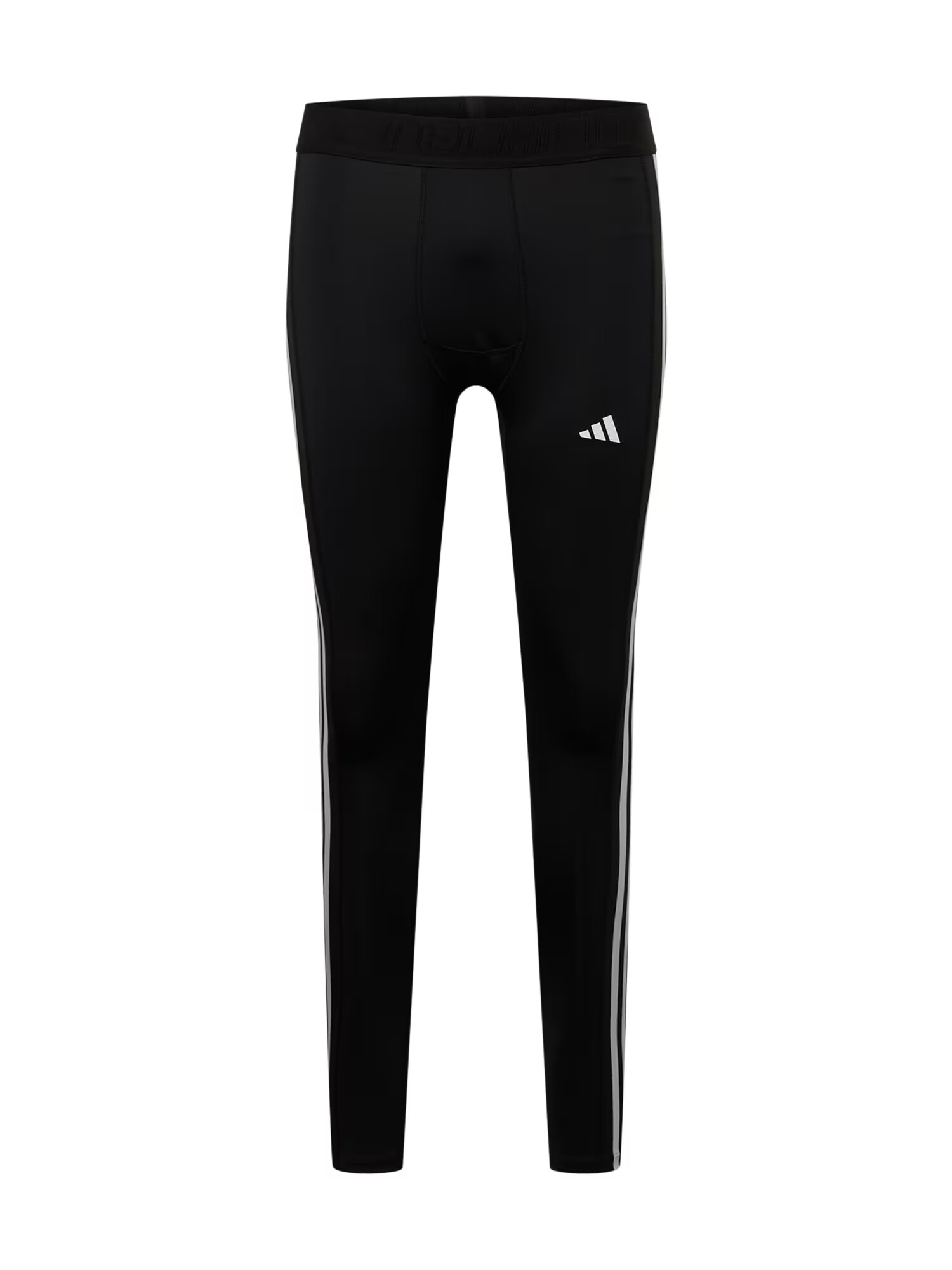 ADIDAS PERFORMANCE Παντελόνι φόρμας 'Techfit 3-Stripes Long' μαύρο / λευκό - Pepit.gr