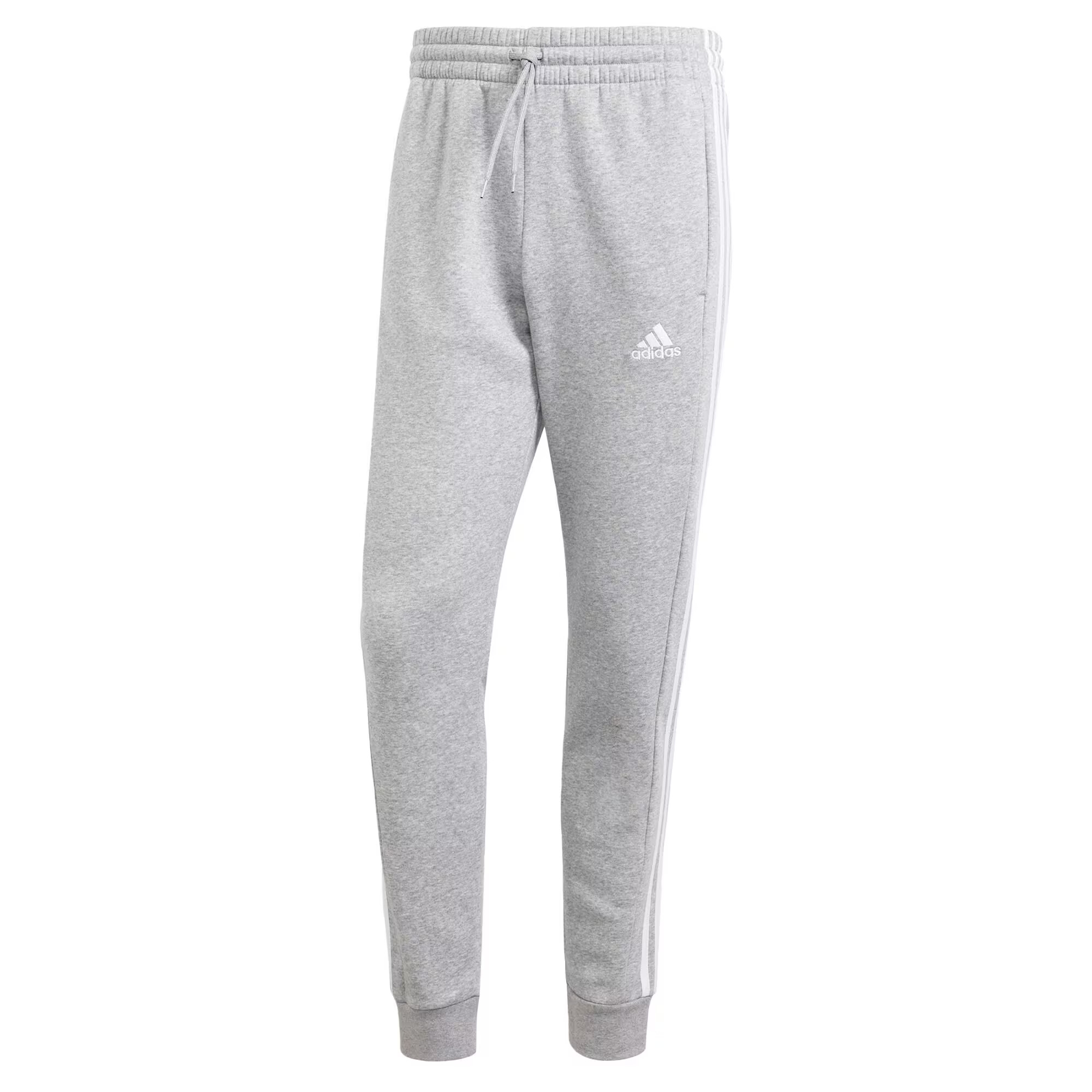 ADIDAS SPORTSWEAR Παντελόνι φόρμας 'Essentials' γκρι μελανζέ / λευκό - Pepit.gr