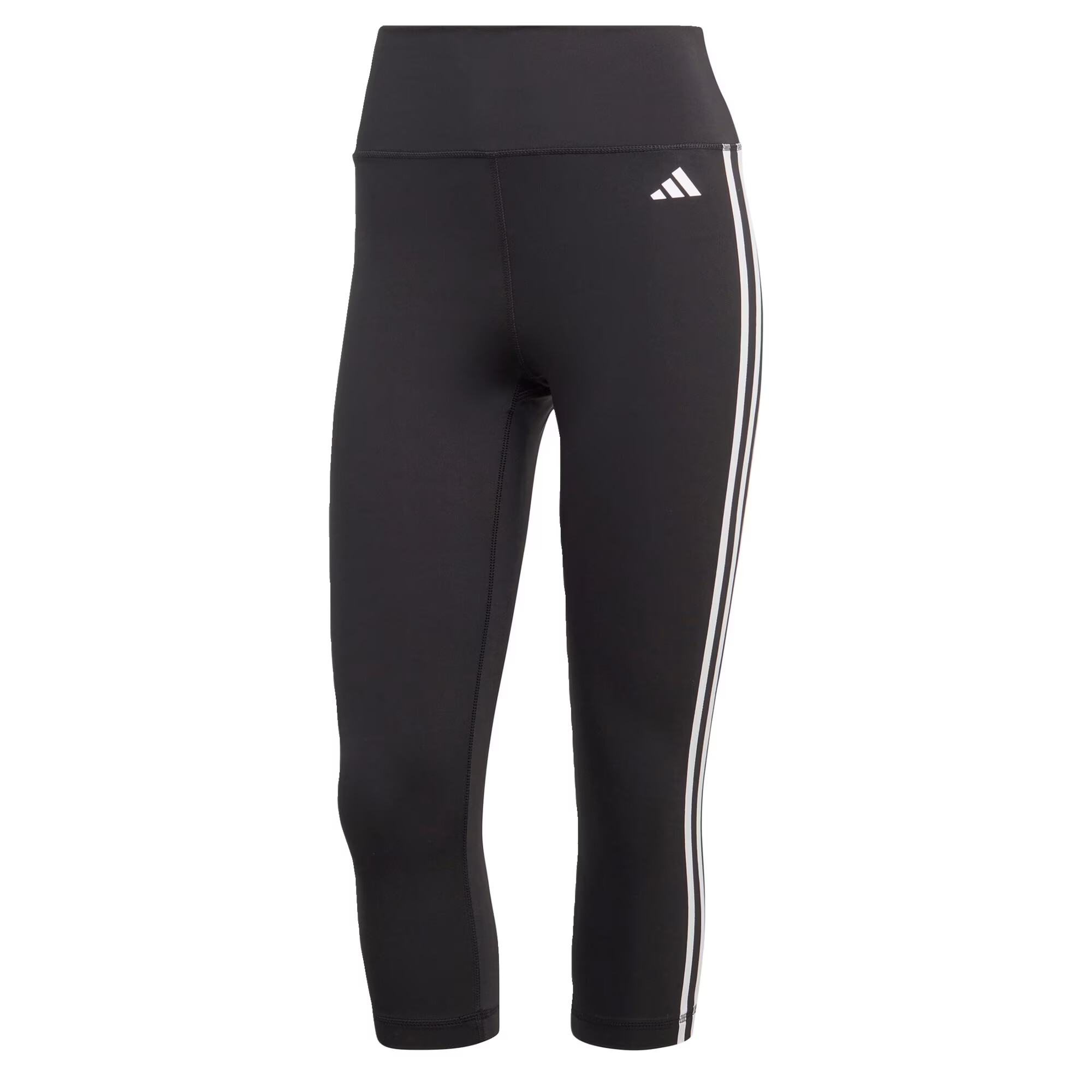 ADIDAS PERFORMANCE Παντελόνι φόρμας 'Train Essentials 3-Stripes High-Waisted 3/4' μαύρο / λευκό - Pepit.gr