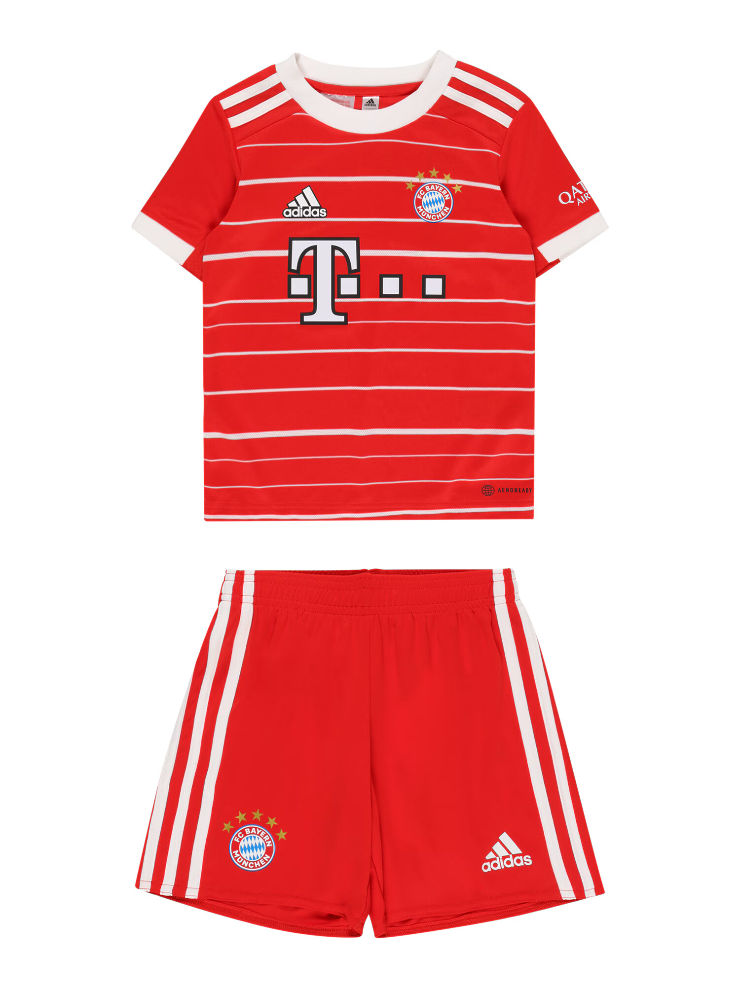 ADIDAS PERFORMANCE Φόρμα 'Fc Bayern 22/23 Home Mini Kit' μπλε / κόκκινο / μαύρο / λευκό - Pepit.gr