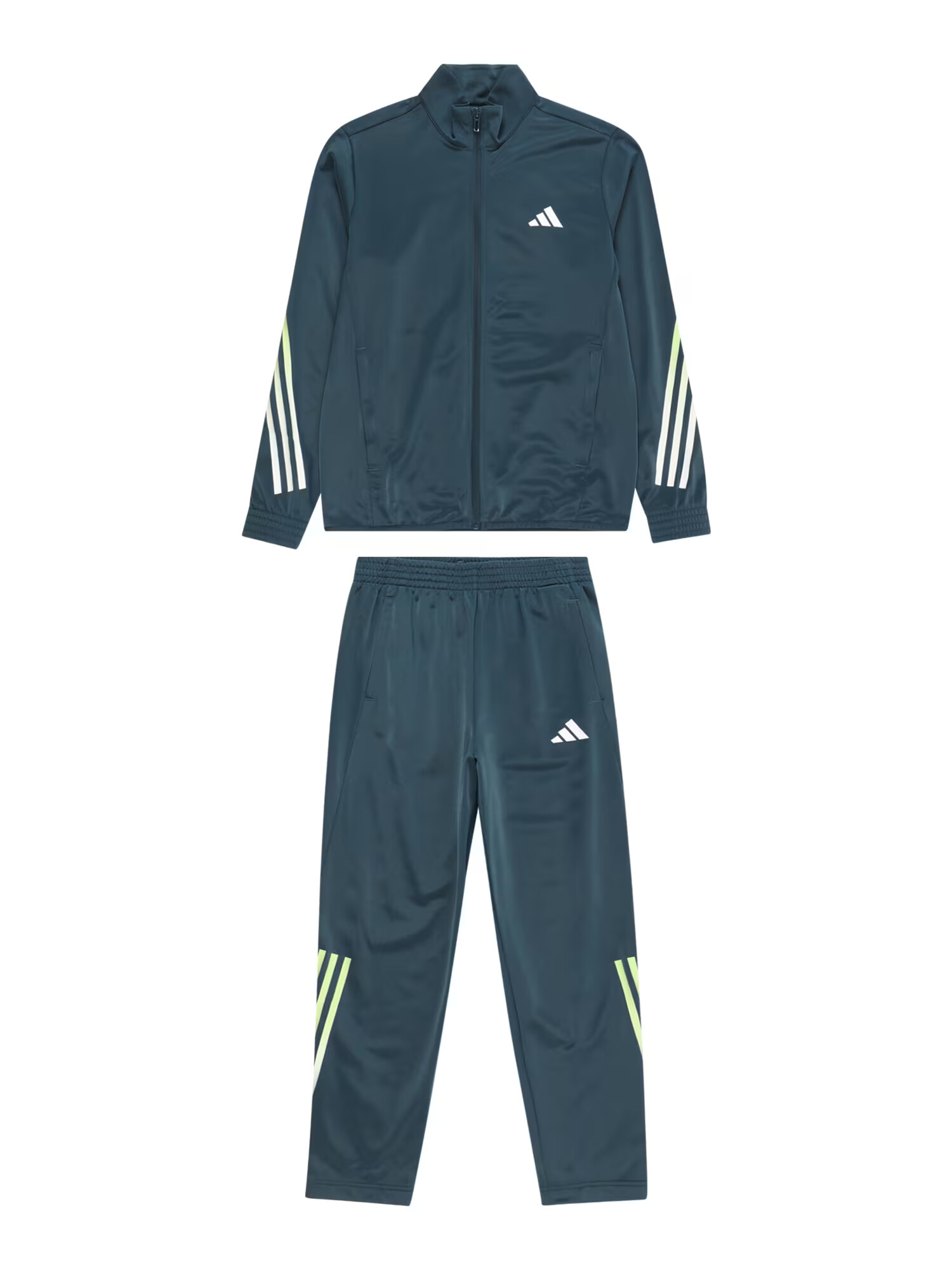 ADIDAS PERFORMANCE Φόρμα τρεξίματος 'Train Icons Aeroready 3-Stripes' πετρόλ / λευκό - Pepit.gr