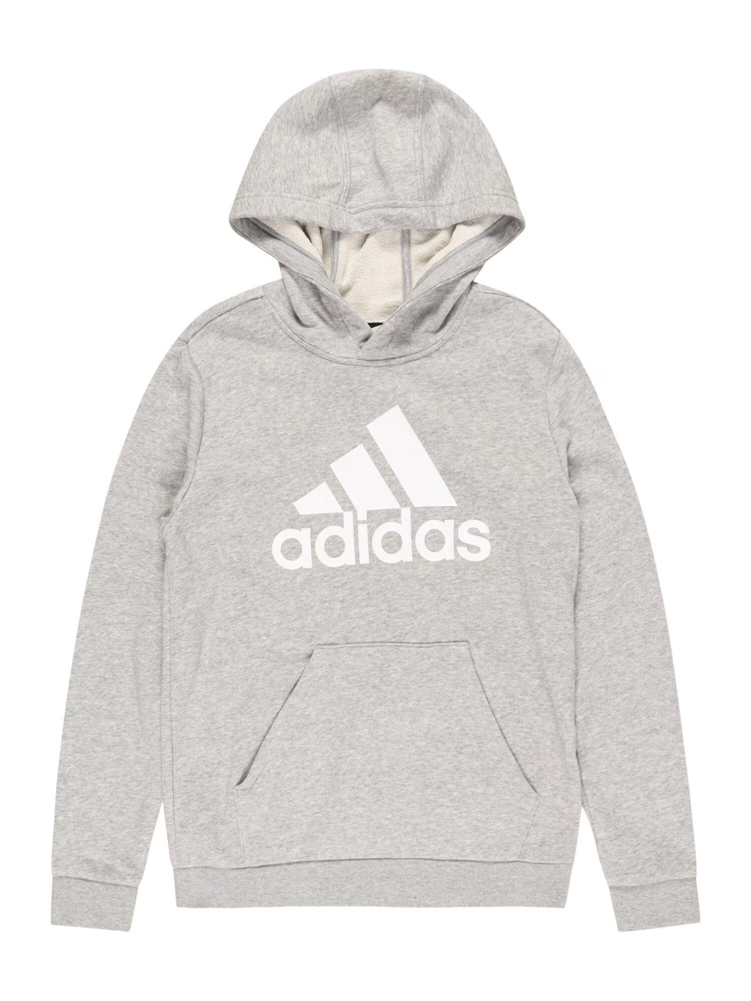 ADIDAS SPORTSWEAR Αθλητική μπλούζα φούτερ 'Big Logo Essentials ' γκρι μελανζέ / λευκό - Pepit.gr