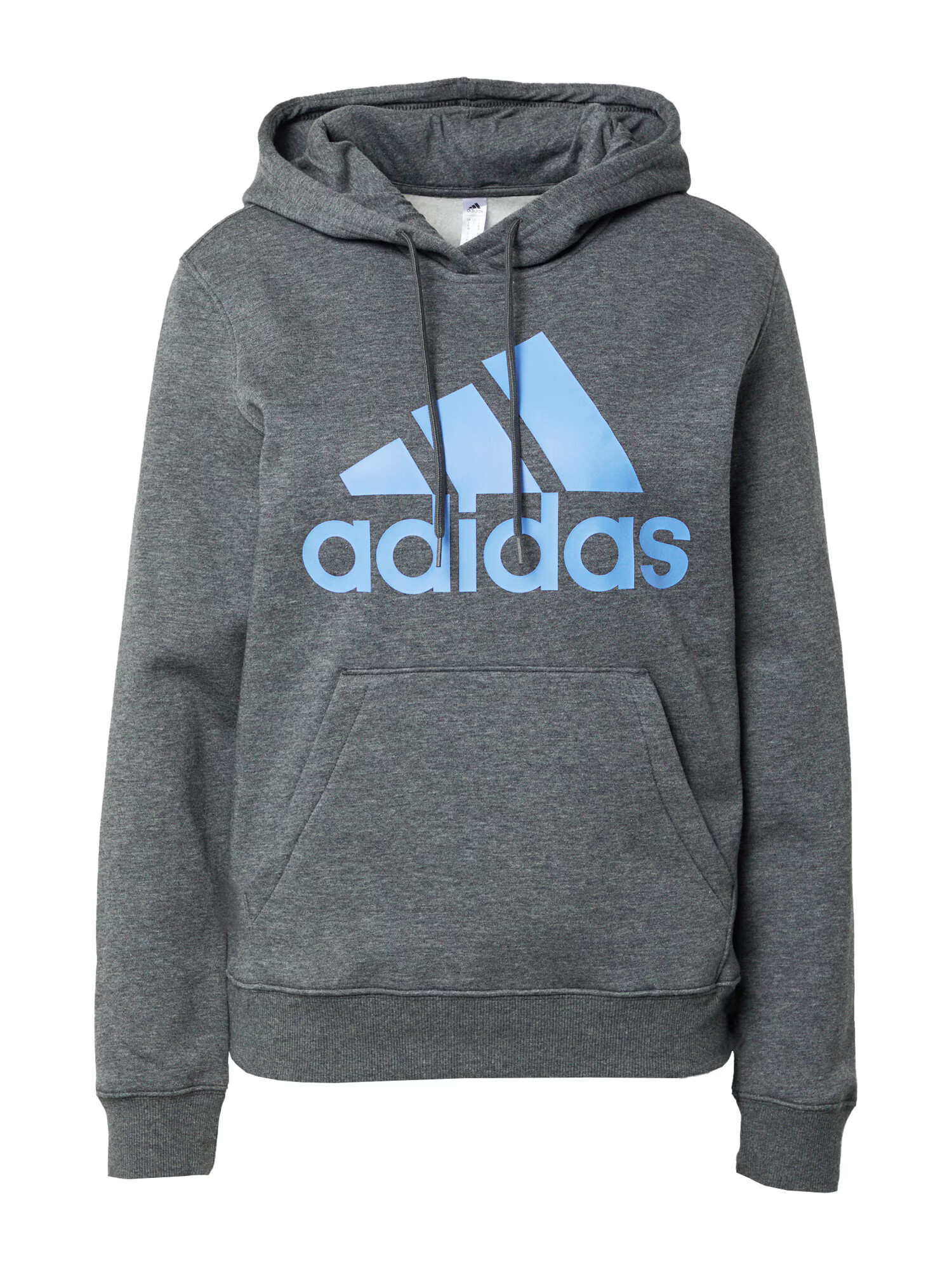 ADIDAS SPORTSWEAR Αθλητική μπλούζα φούτερ 'Essentials Big Logo Fleece' μπλε / σκούρο γκρι - Pepit.gr