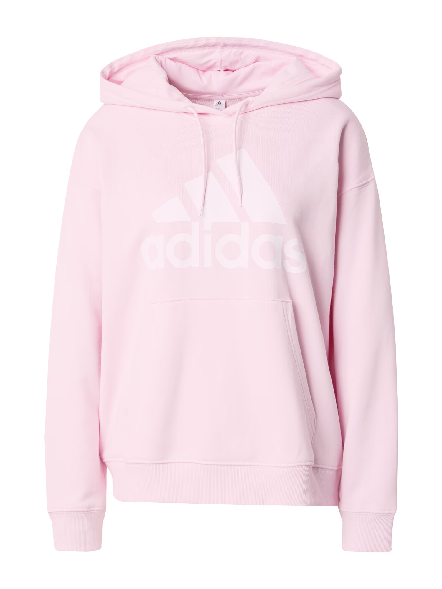 ADIDAS SPORTSWEAR Αθλητική μπλούζα φούτερ 'Essentials Big Logo French Terry' ρόδινο / λευκό - Pepit.gr