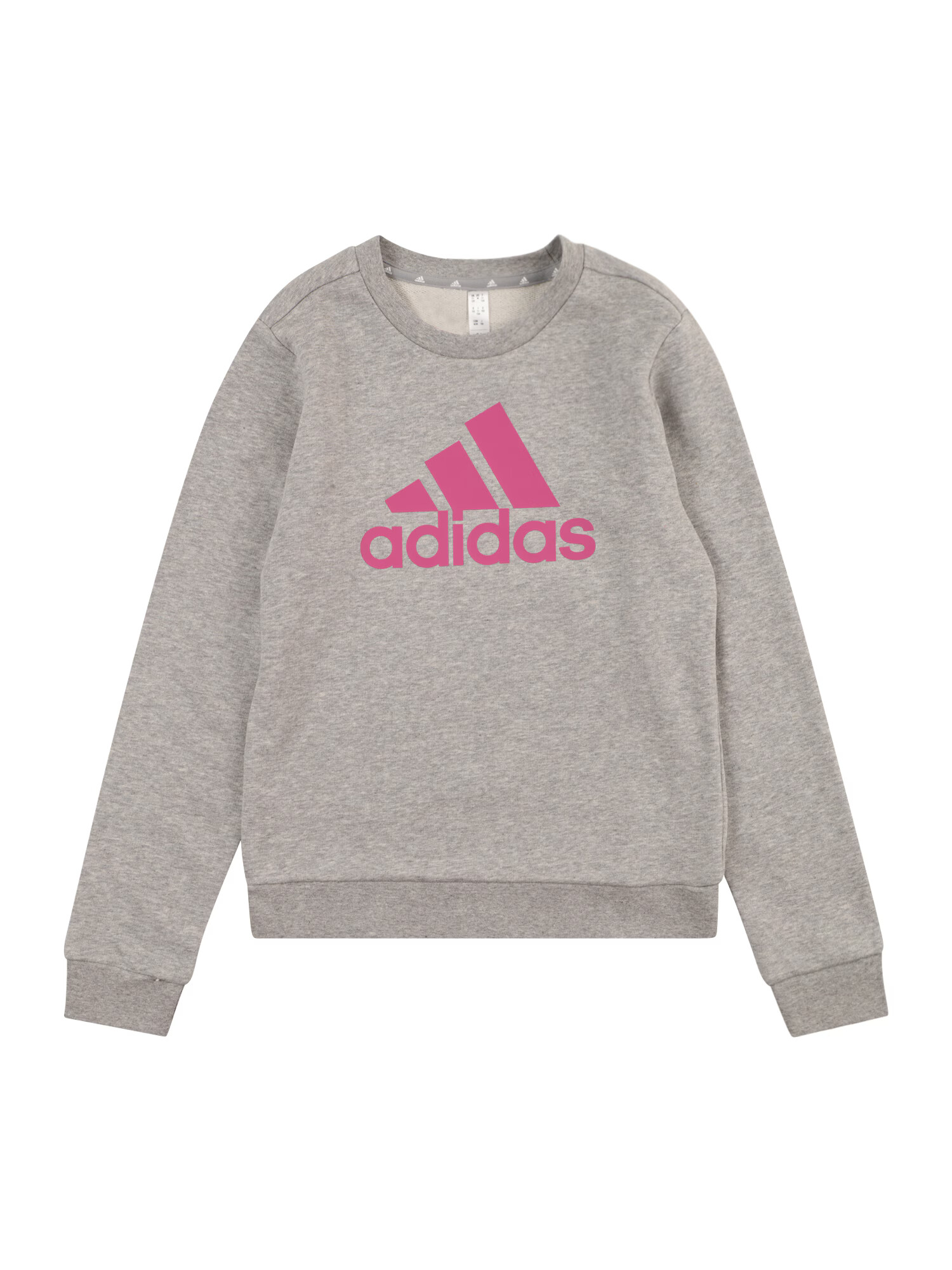 ADIDAS SPORTSWEAR Αθλητική μπλούζα φούτερ 'Essentials Big Logo ' γκρι / ροζ - Pepit.gr