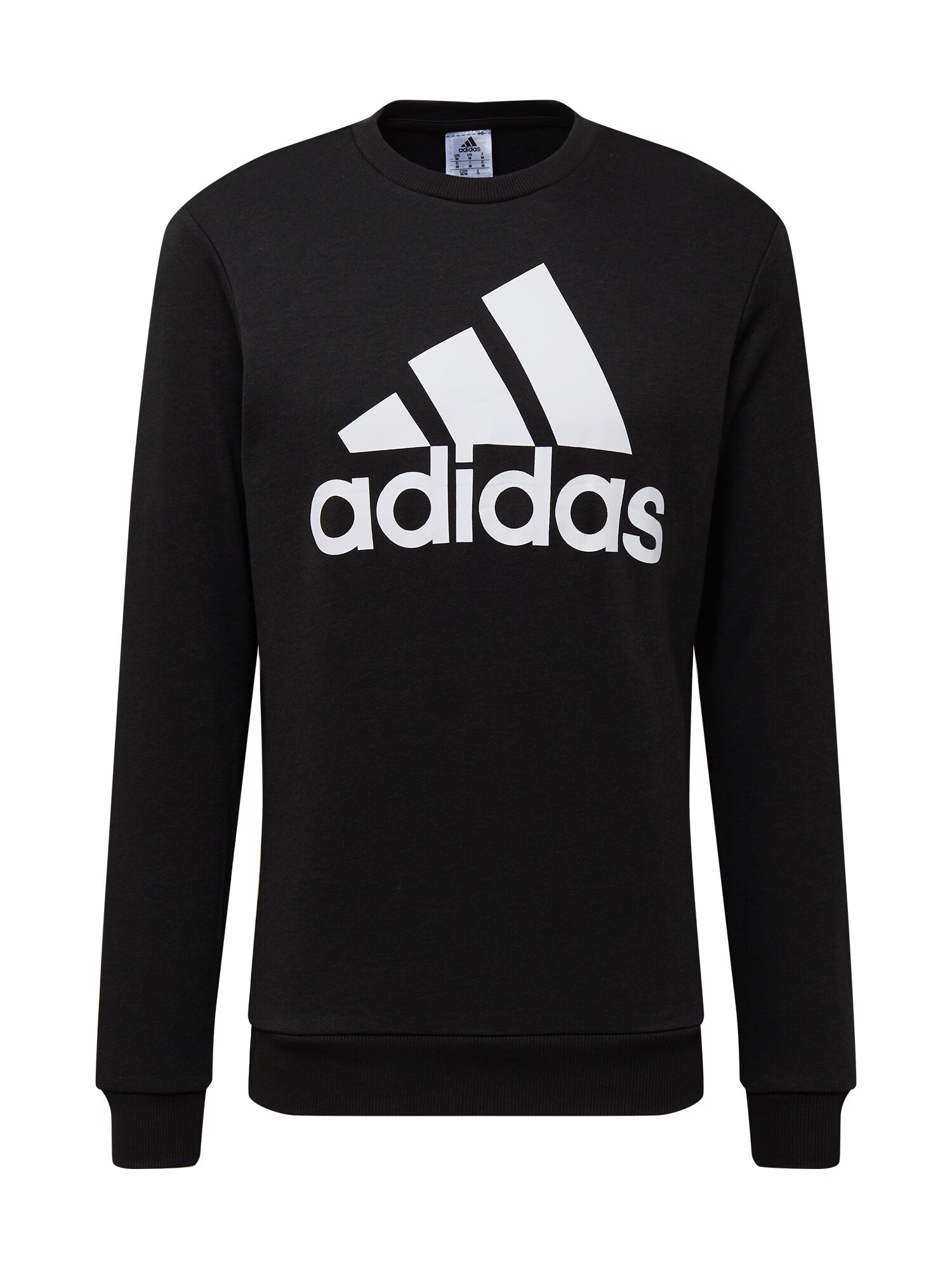 ADIDAS SPORTSWEAR Αθλητική μπλούζα φούτερ 'Essentials Big Logo' μαύρο / λευκό - Pepit.gr