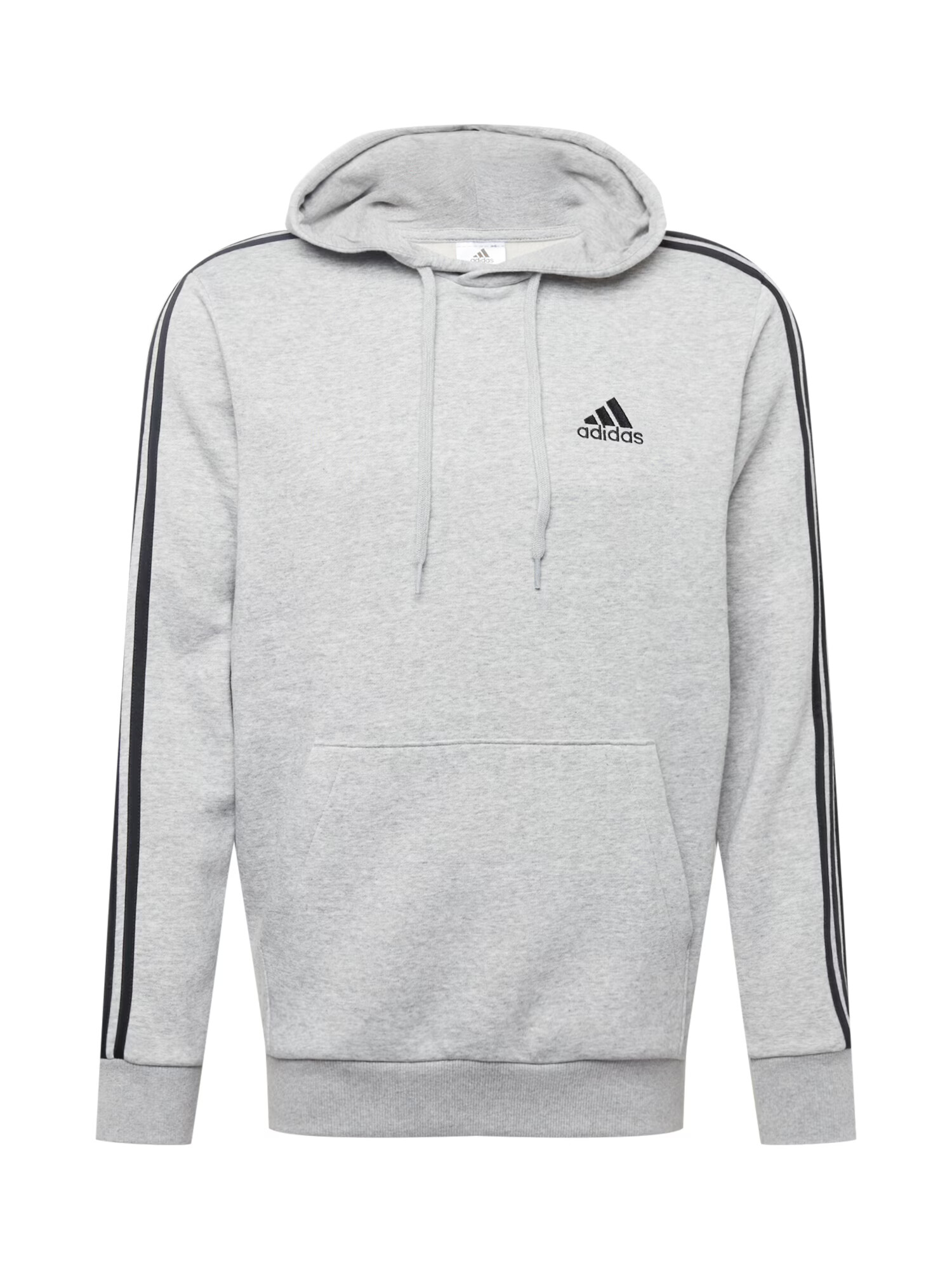 ADIDAS SPORTSWEAR Αθλητική μπλούζα φούτερ γκρι μελανζέ / μαύρο - Pepit.gr