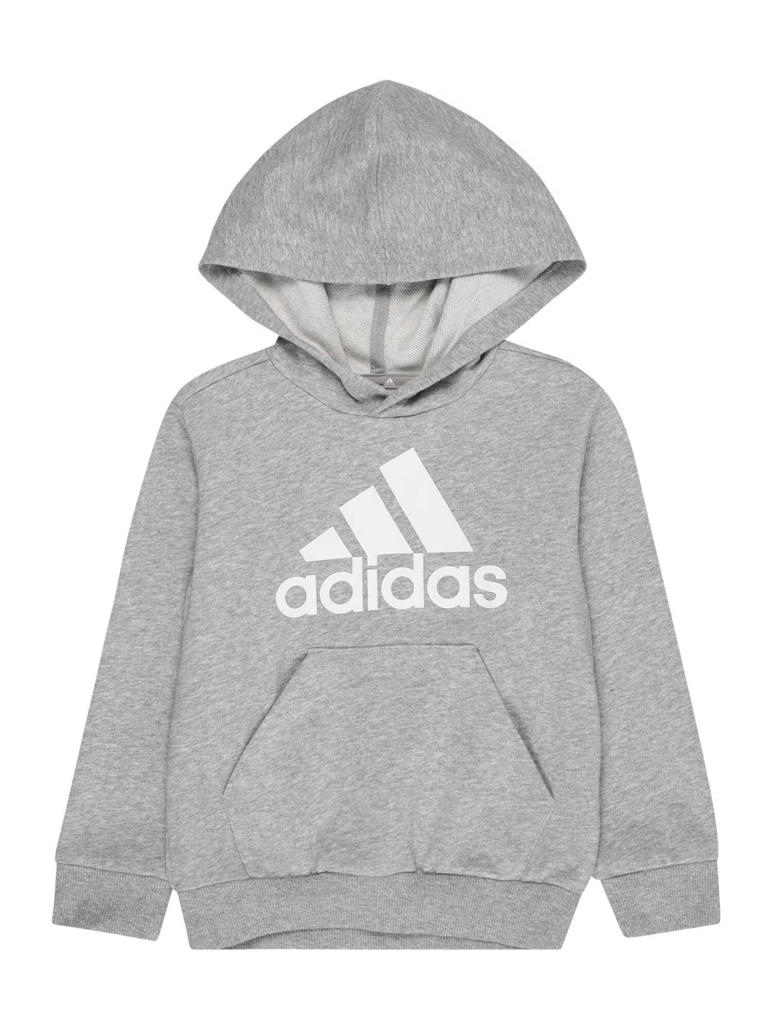 ADIDAS SPORTSWEAR Αθλητική μπλούζα φούτερ 'Essentials Logo' γκρι μελανζέ / λευκό - Pepit.gr