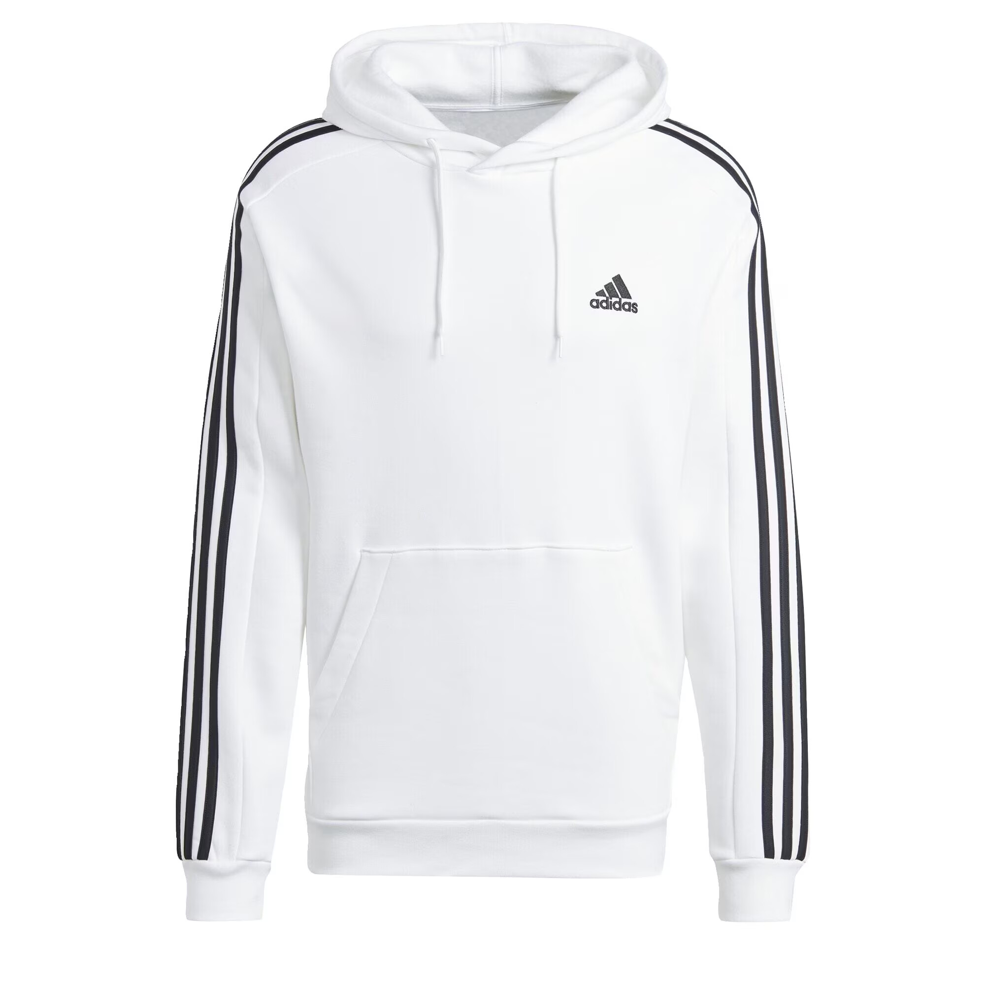 ADIDAS SPORTSWEAR Αθλητική μπλούζα φούτερ 'Essentials' μαύρο / λευκό - Pepit.gr