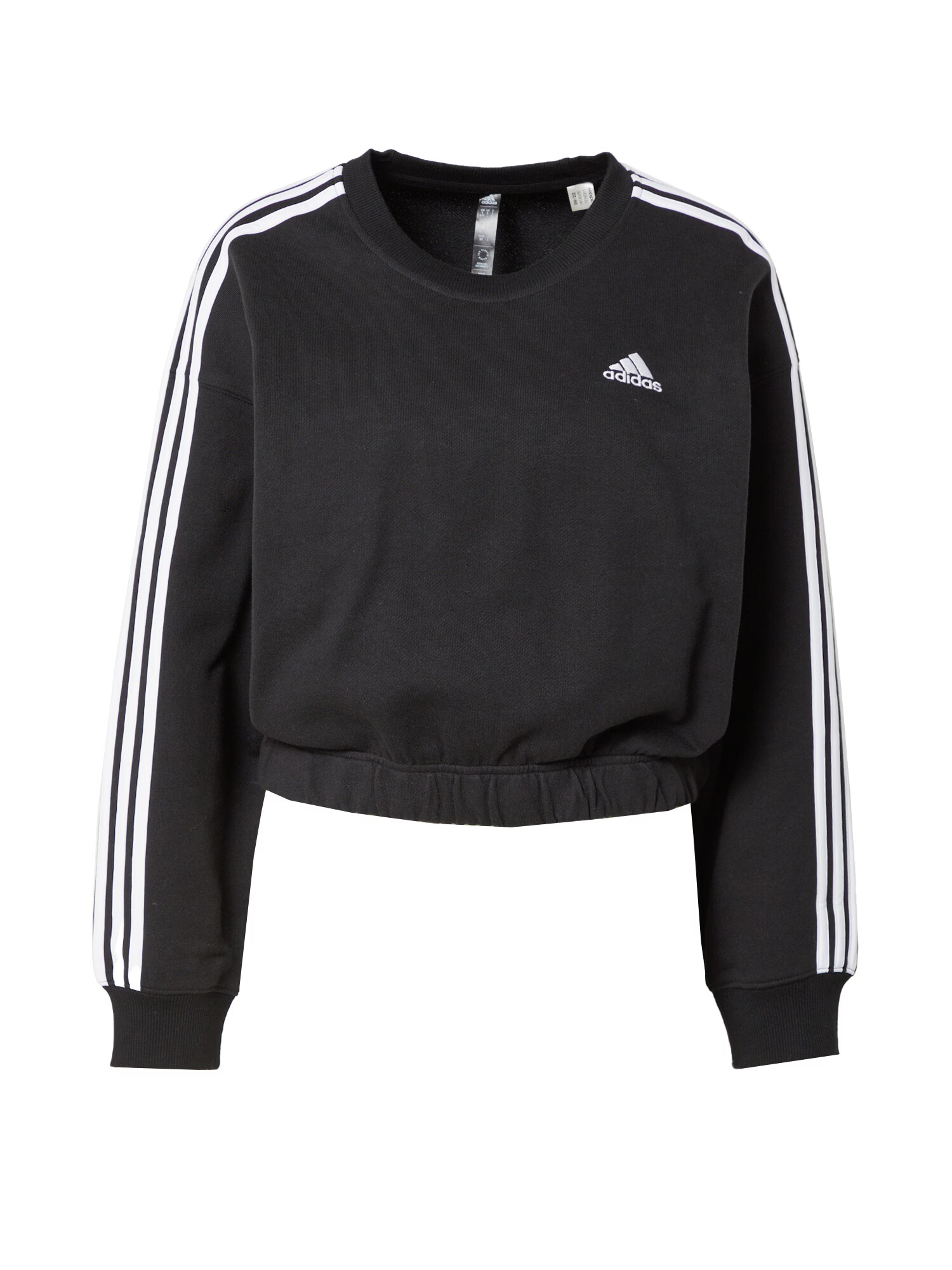 ADIDAS SPORTSWEAR Αθλητική μπλούζα φούτερ 'Essentials' μαύρο / λευκό - Pepit.gr