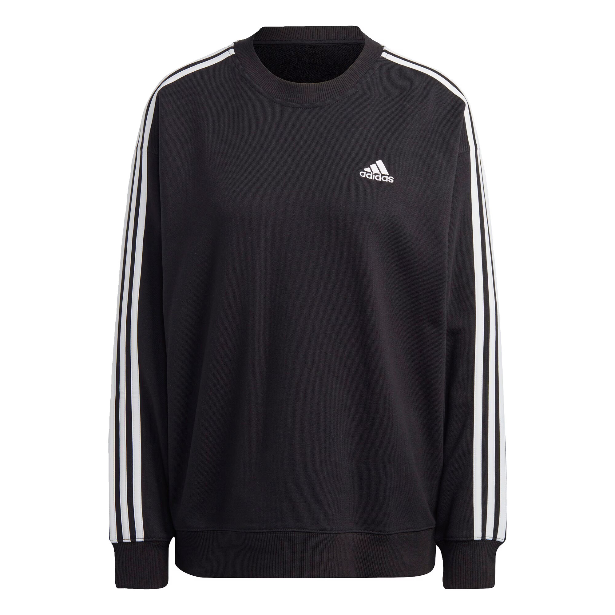 ADIDAS SPORTSWEAR Αθλητική μπλούζα φούτερ 'Essentials' μαύρο / λευκό - Pepit.gr