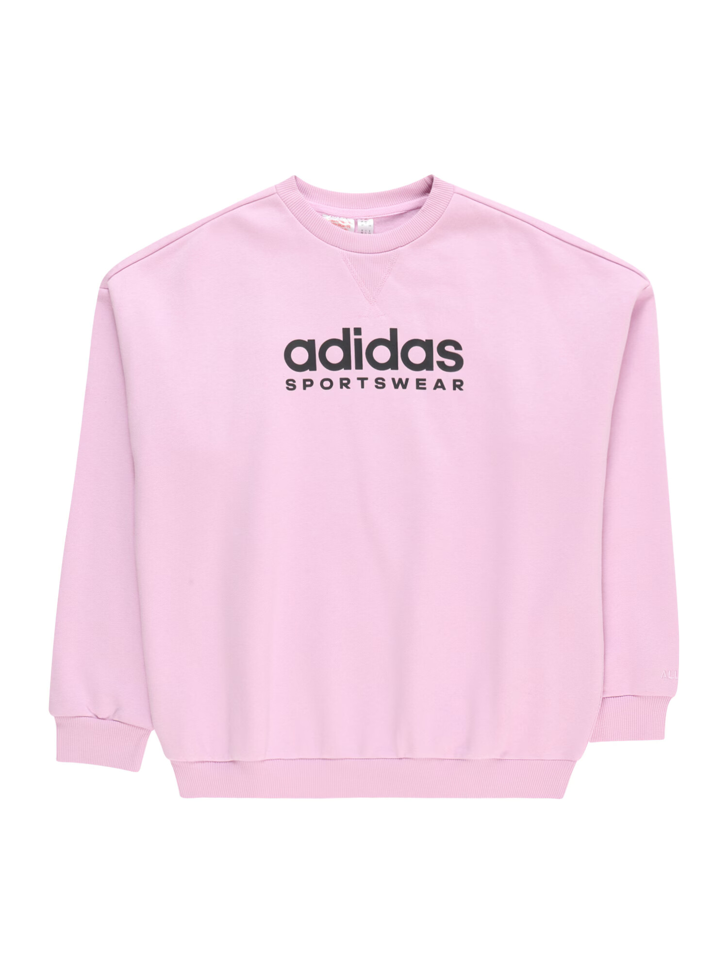 ADIDAS SPORTSWEAR Αθλητική μπλούζα φούτερ ρόδινο / μαύρο - Pepit.gr