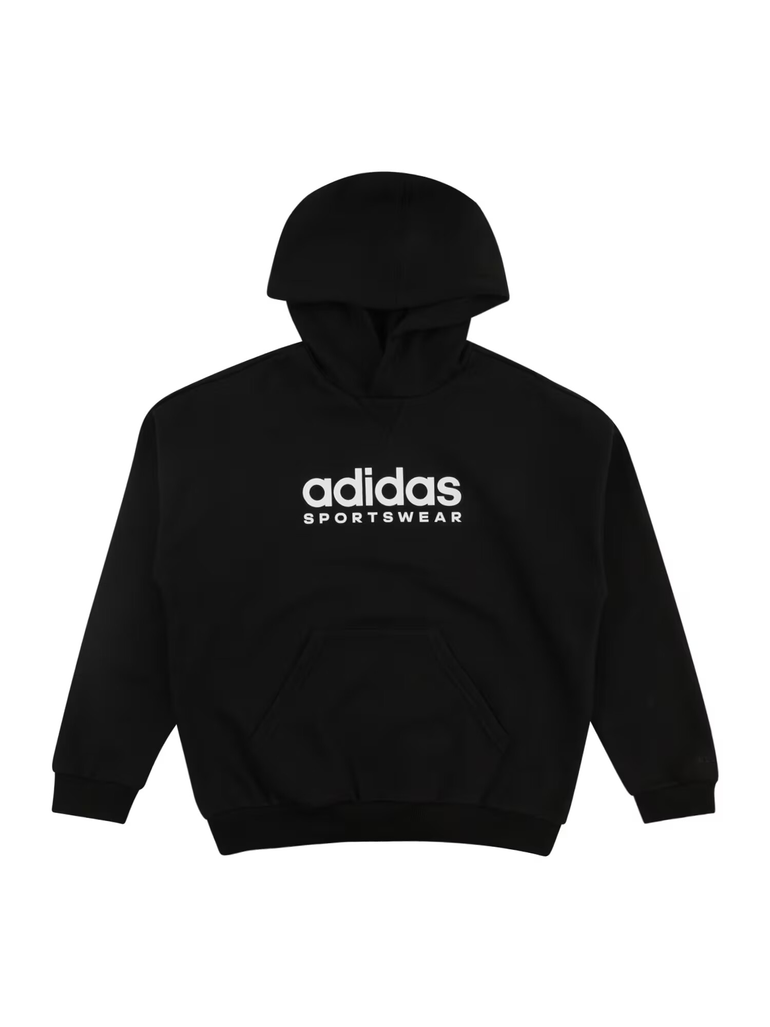 ADIDAS PERFORMANCE Αθλητική μπλούζα φούτερ μαύρο / λευκό - Pepit.gr