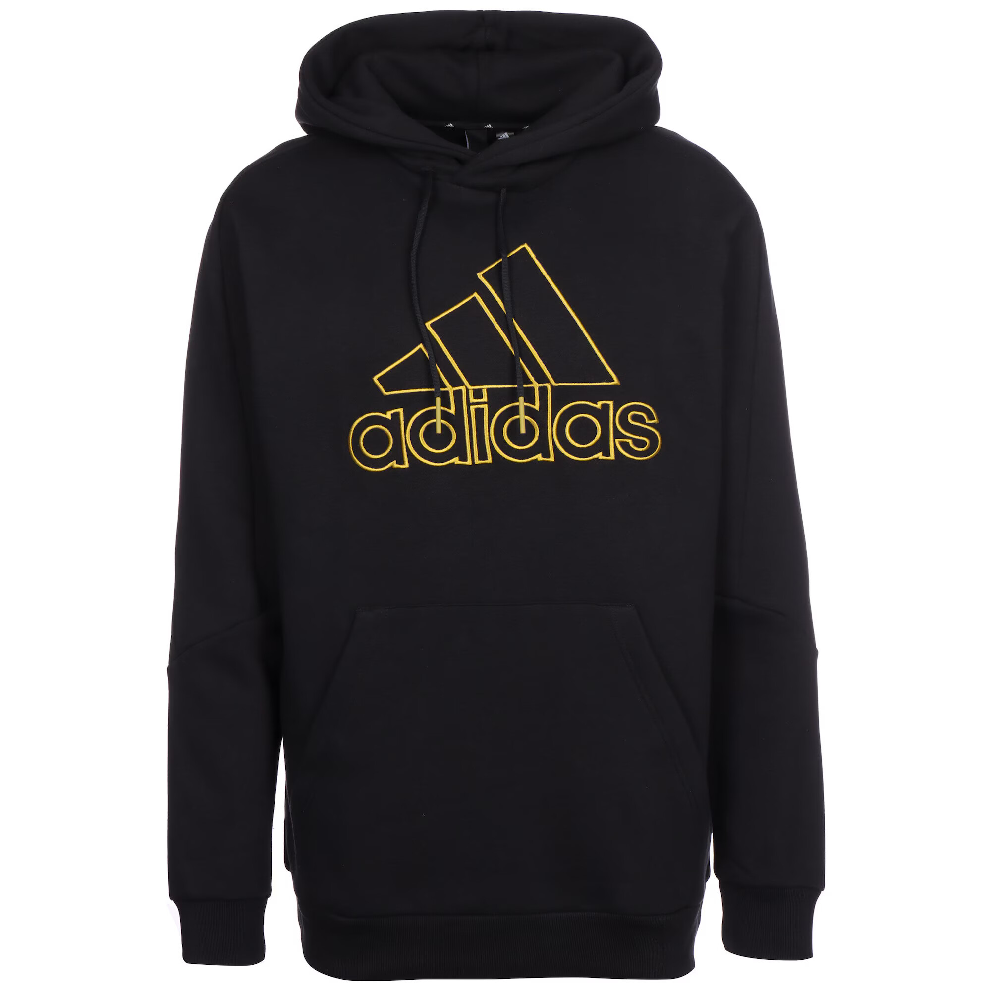 ADIDAS SPORTSWEAR Αθλητική μπλούζα φούτερ 'Future Icons Embroidered Badge Of Sport' κίτρινο / μαύρο - Pepit.gr