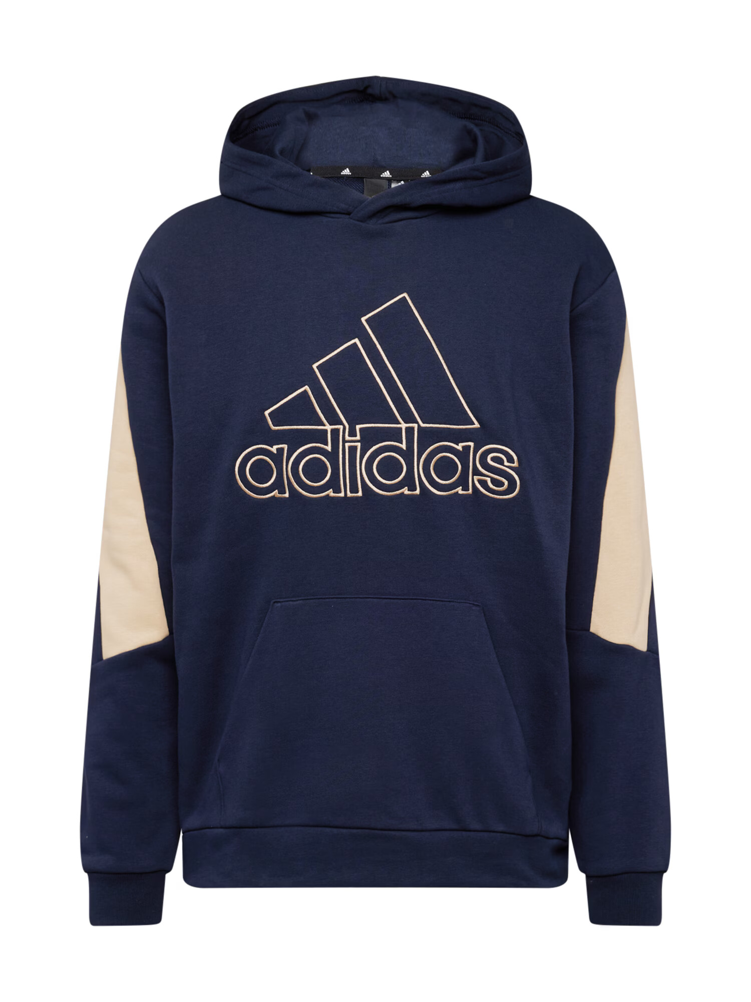 ADIDAS SPORTSWEAR Αθλητική μπλούζα φούτερ καμηλό / μπλε - Pepit.gr