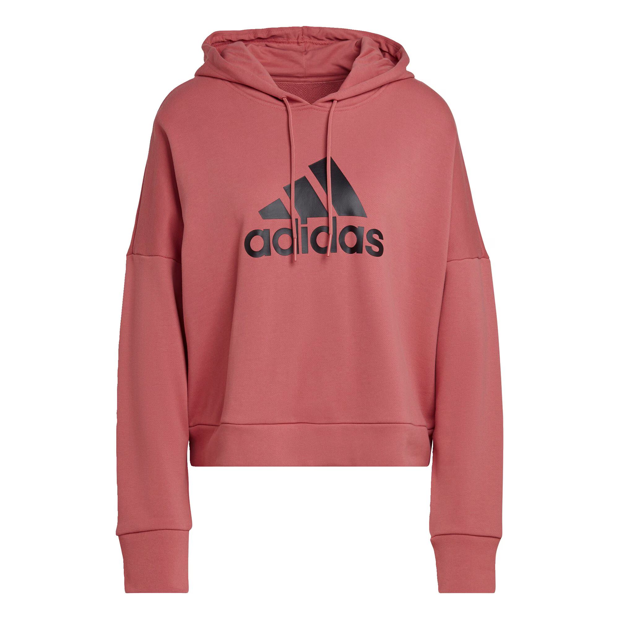 ADIDAS SPORTSWEAR Αθλητική μπλούζα φούτερ κόκκινο παστέλ / μαύρο - Pepit.gr