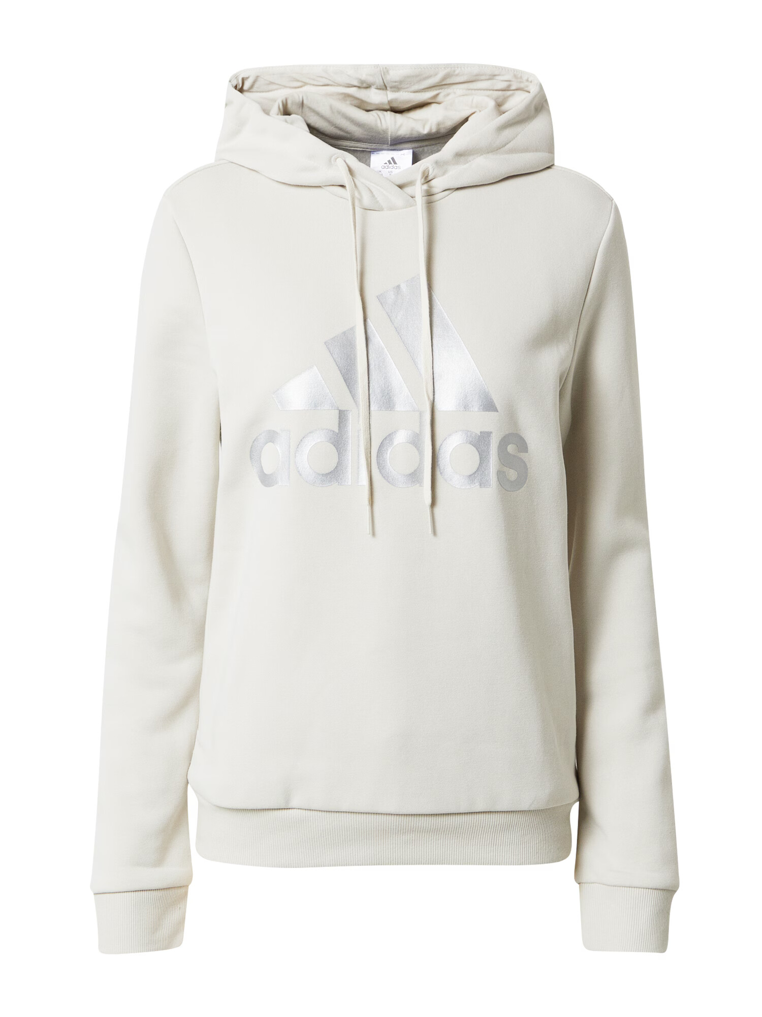 ADIDAS SPORTSWEAR Αθλητική μπλούζα φούτερ κρεμ / ασημί - Pepit.gr